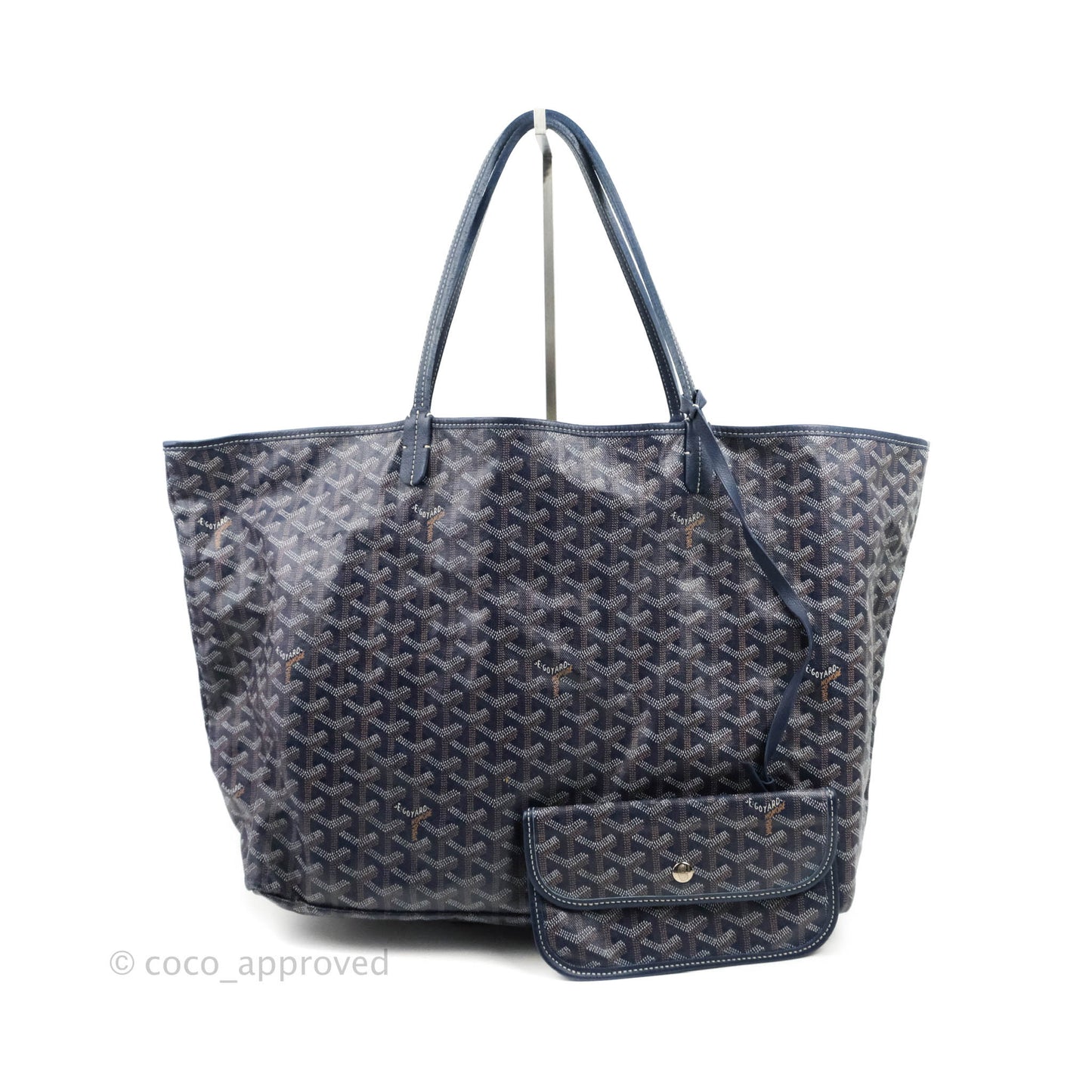 Goyard St. Louis Tote GM Navy