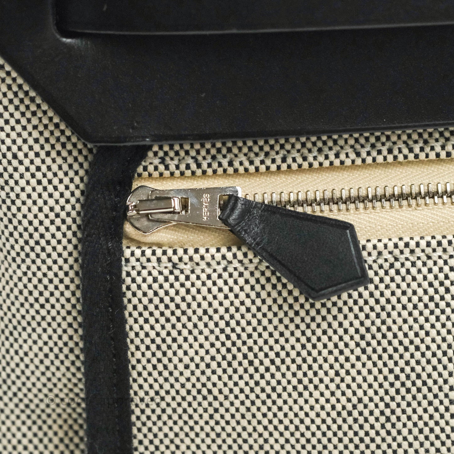 Hermès Herbag Zip 31 Black Pegasus Pop Canvas Palladium Hardware