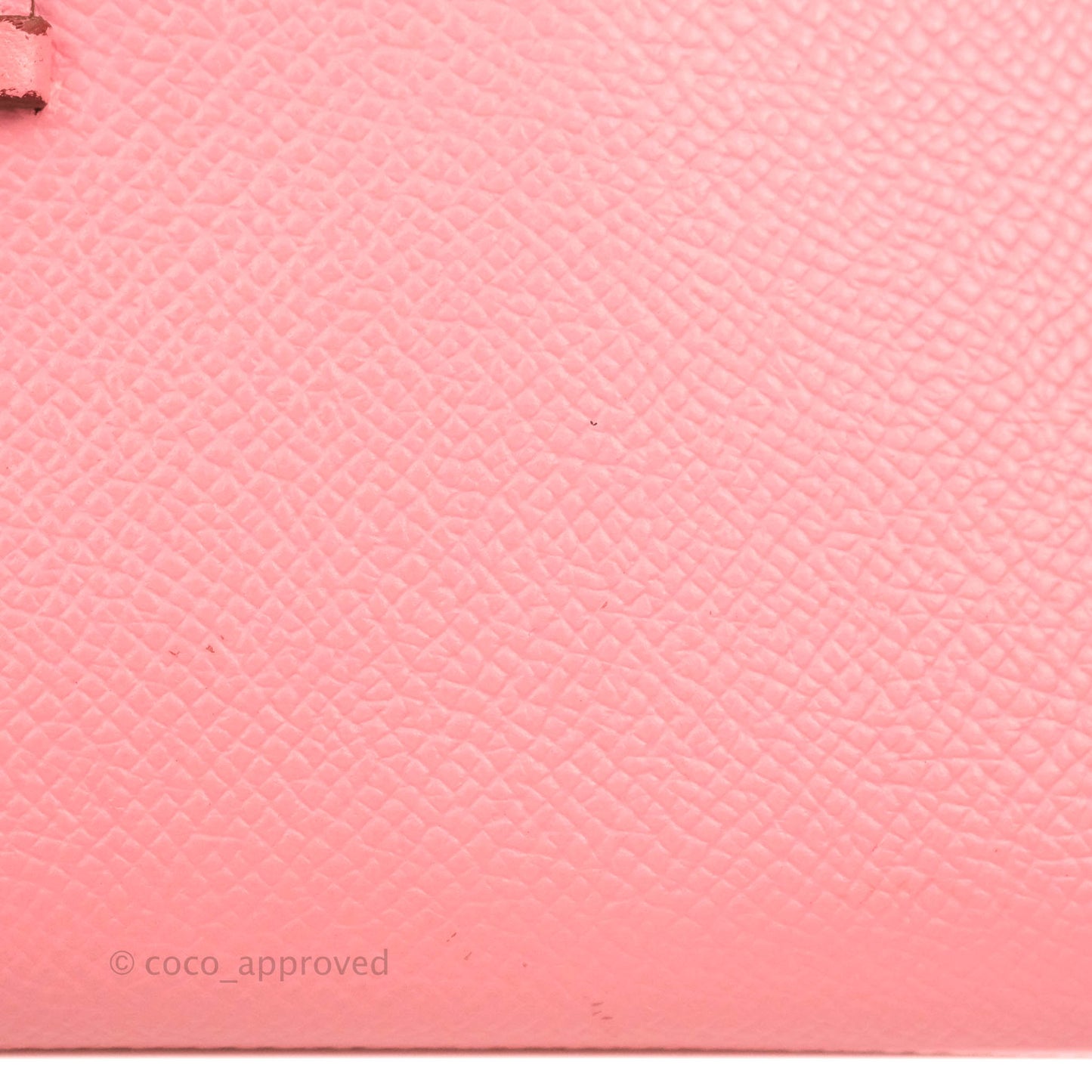 Hermès Bearn Wallet Epsom Pink Palladium Hardware