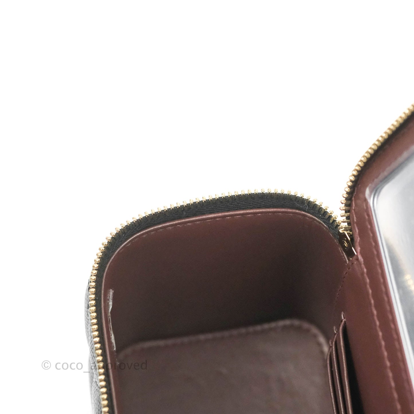 Chanel Vanity with Chain Black Caviar Gold Hardware 22S