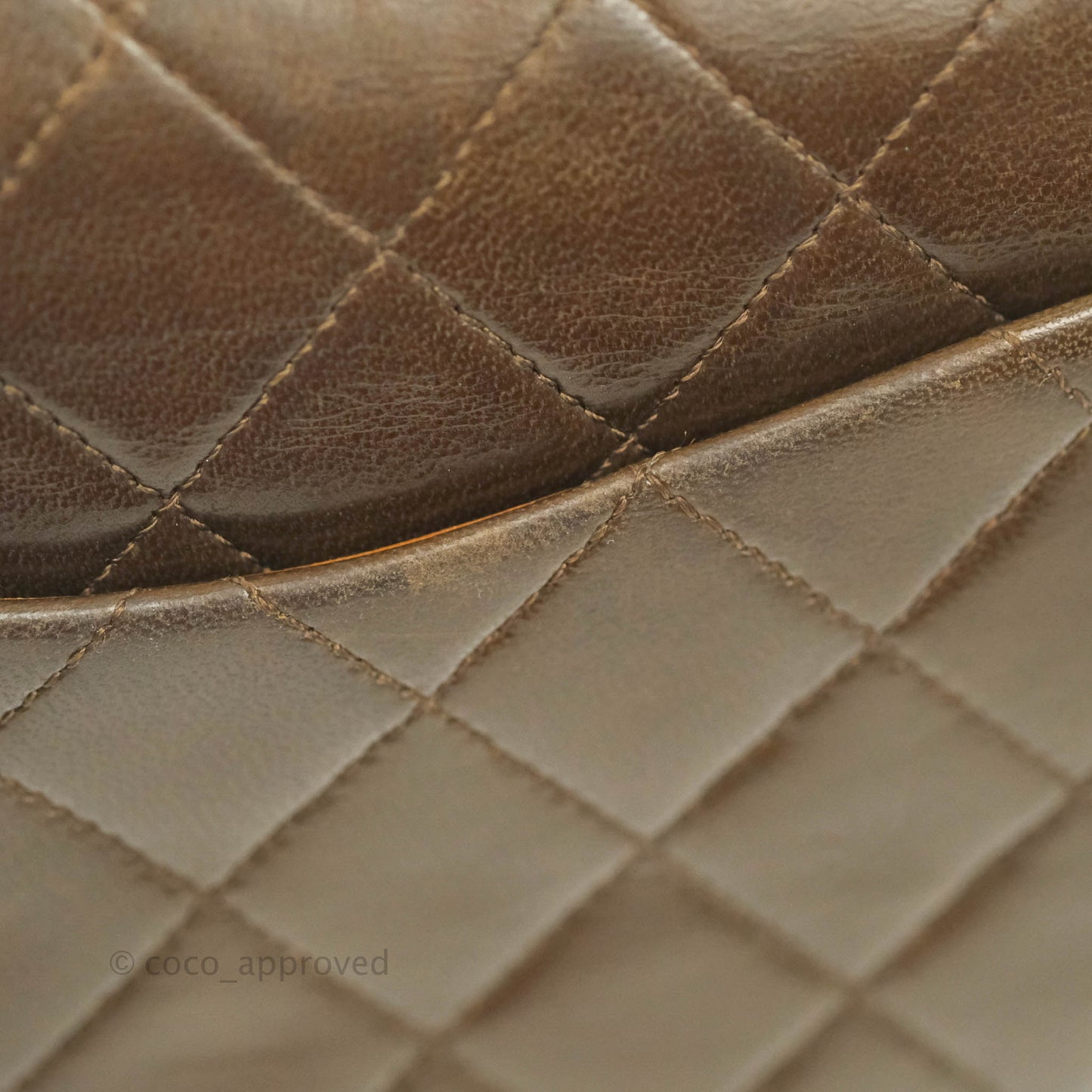 Chanel Classic Vintage Small Flap Brown Lambskin 24K Gold Hardware