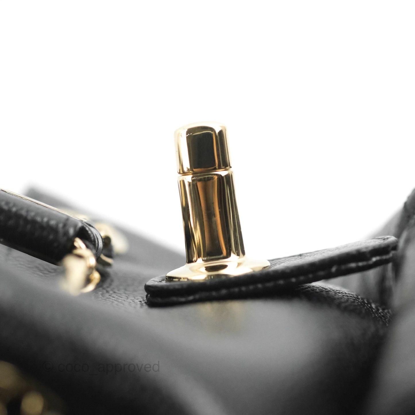 Chanel Duma Backpack Small Black Caviar Gold Hardware 23P