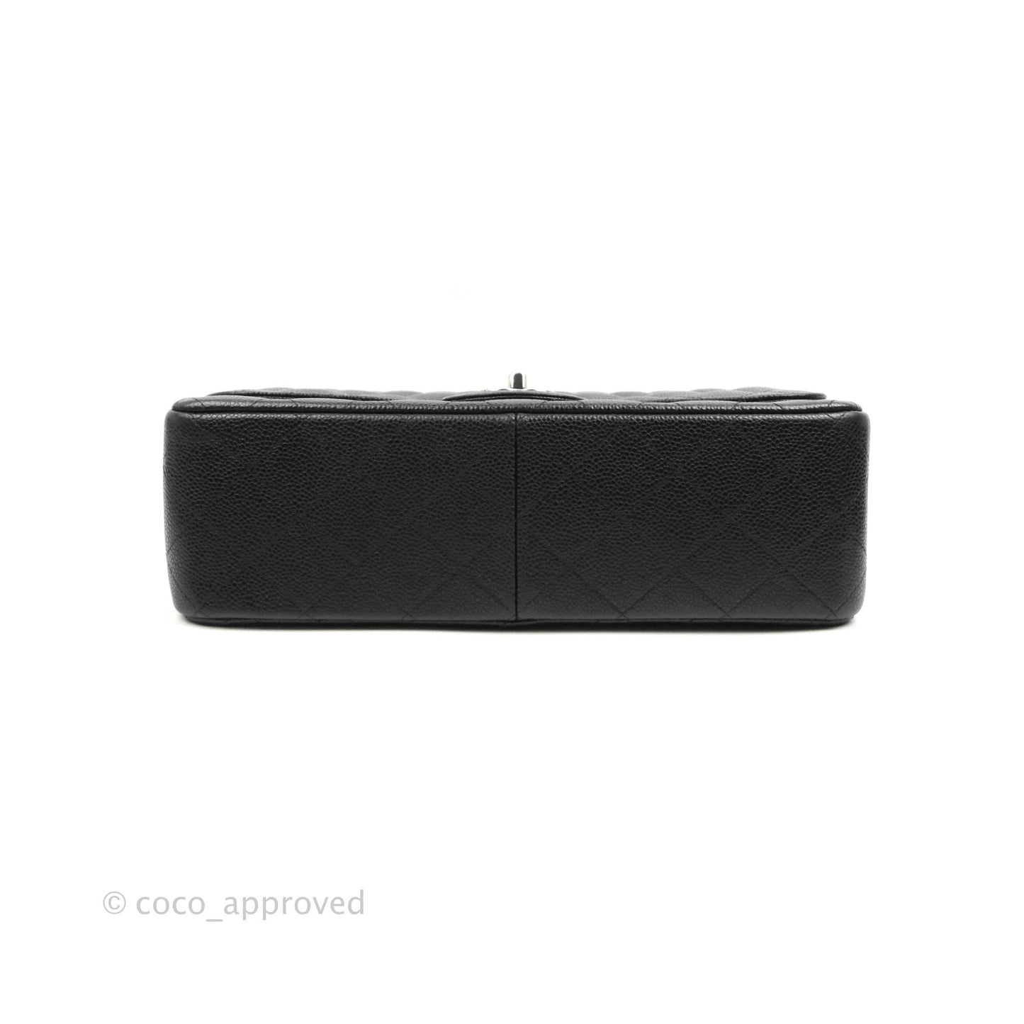 Chanel Jumbo Double Flap Black Caviar Silver Hardware⁣⁣