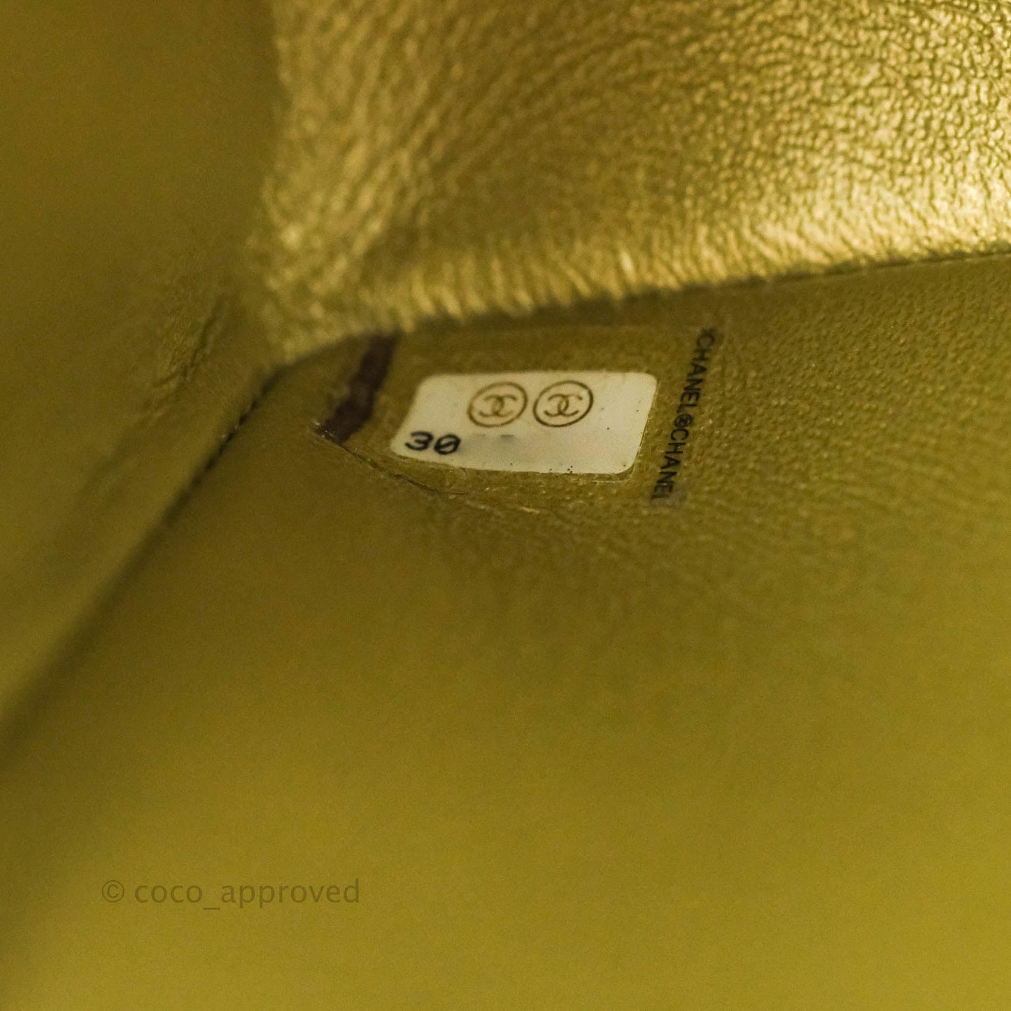 Chanel Quilted Mini Reissue 224 Metallic Rainbow Crumpled Calfskin Gold Hardware