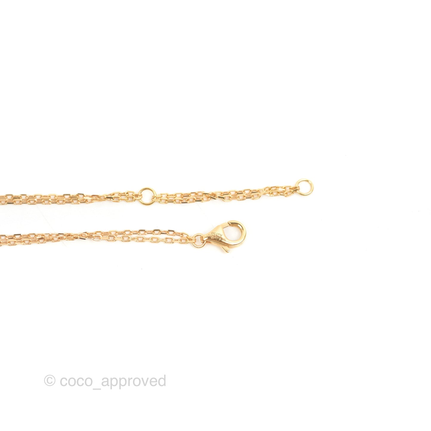 Cartier Love Necklace Rose Gold 2 Diamonds