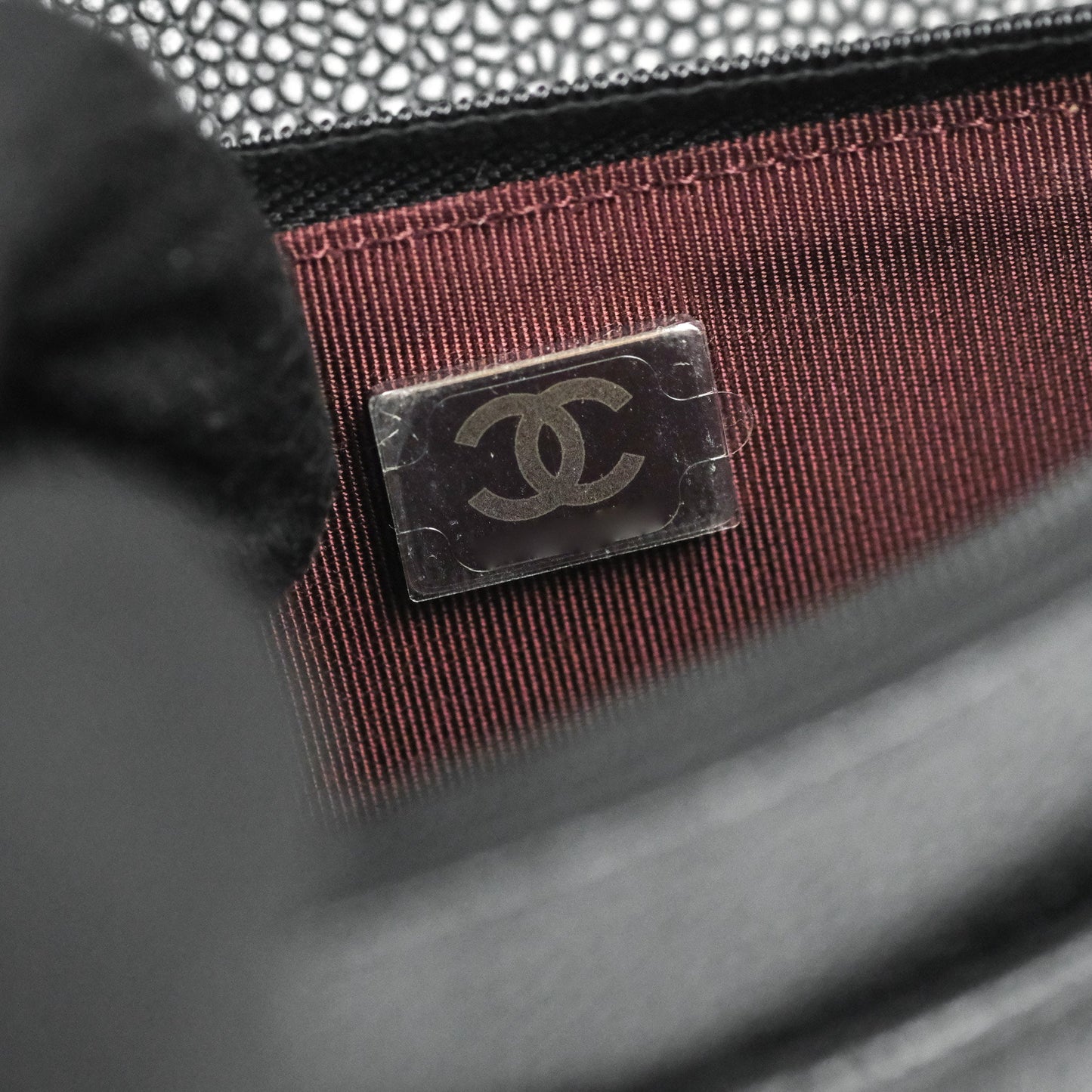 Chanel Quilted Classic WOC Black Caviar Silver Hardware