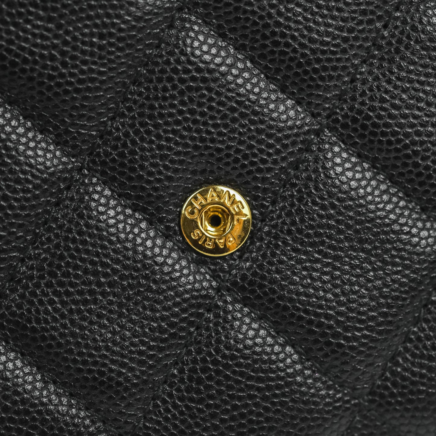 Chanel Filigree Wallet on Chain WOC Black Caviar Gold Hardware
