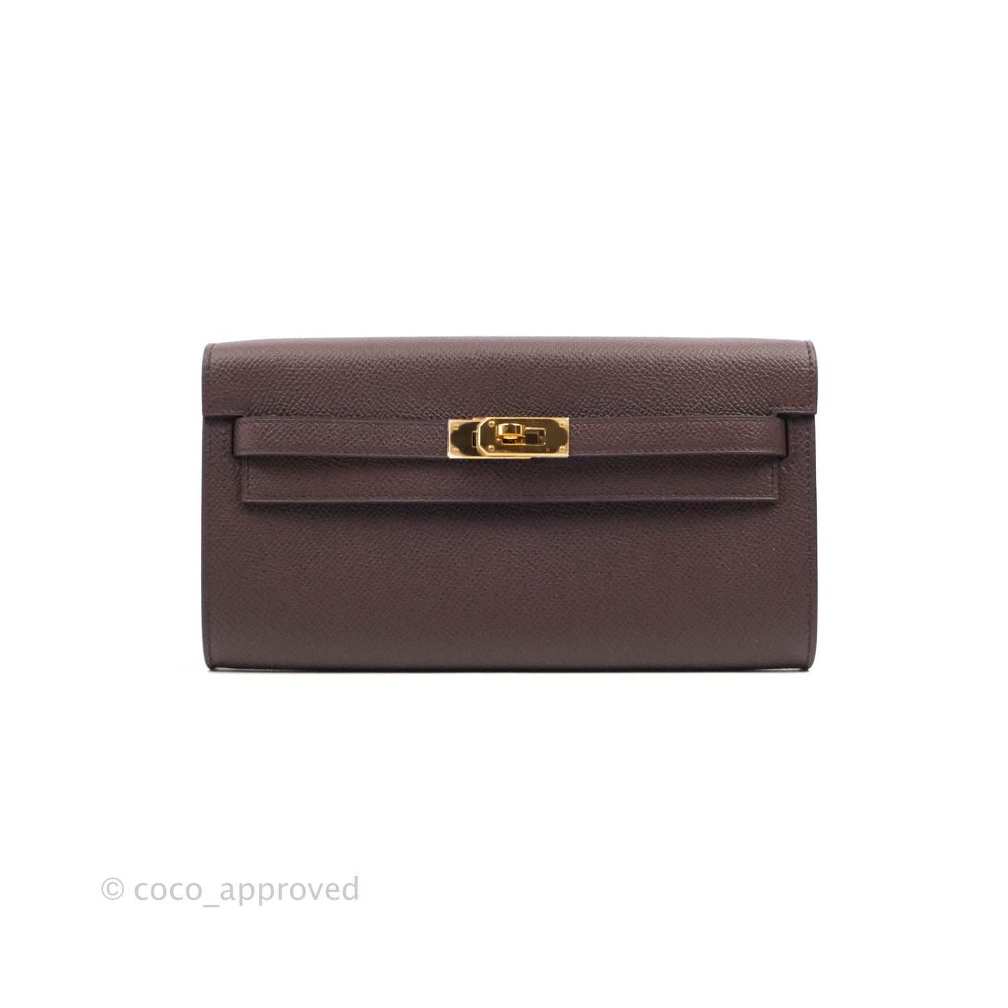 Hermès Kelly To Go Wallet Rouge Sellier Epsom Gold Hardware