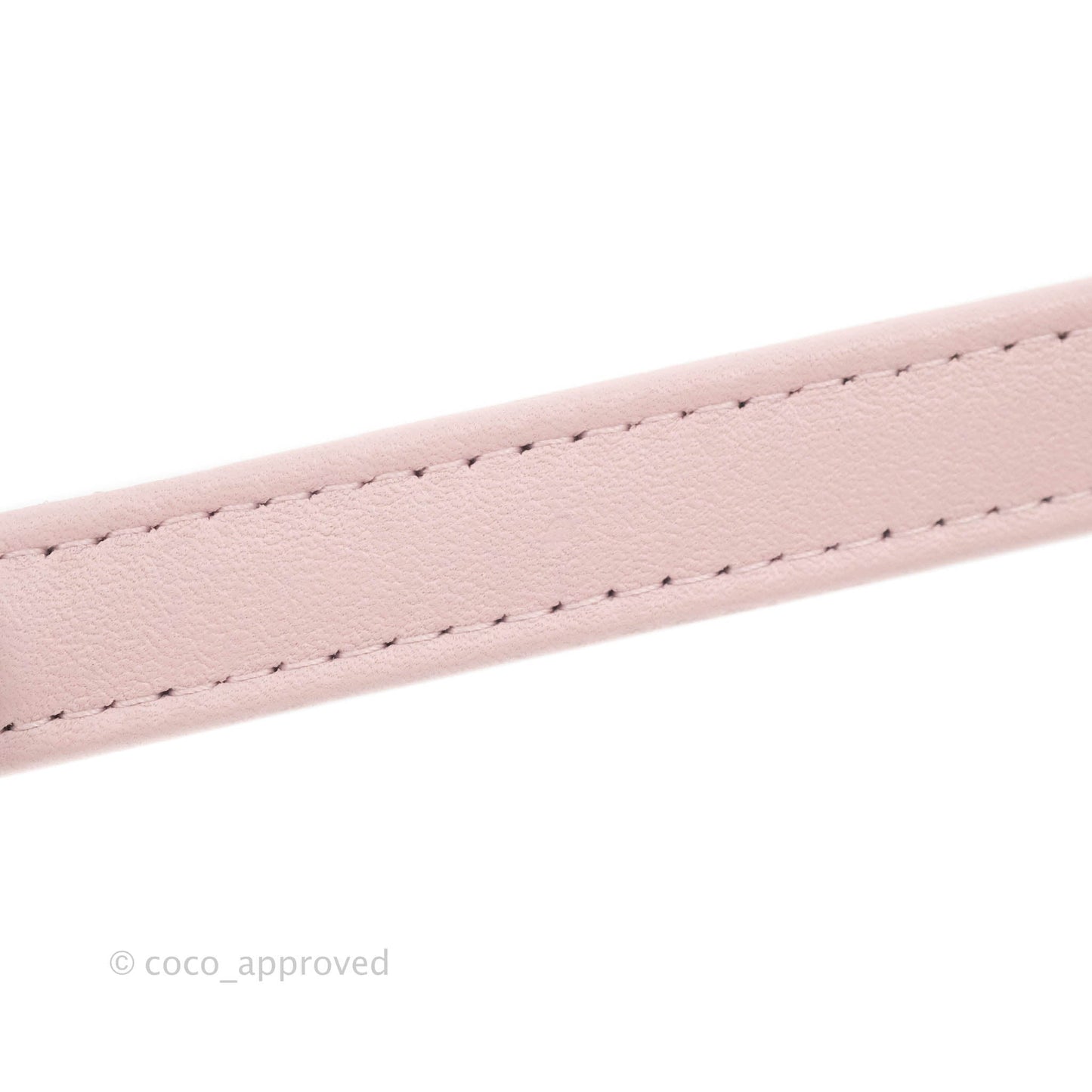 Chanel Quilted Wallet On Chain WOC With Pearl Chain Pink Aged Gold Hardware