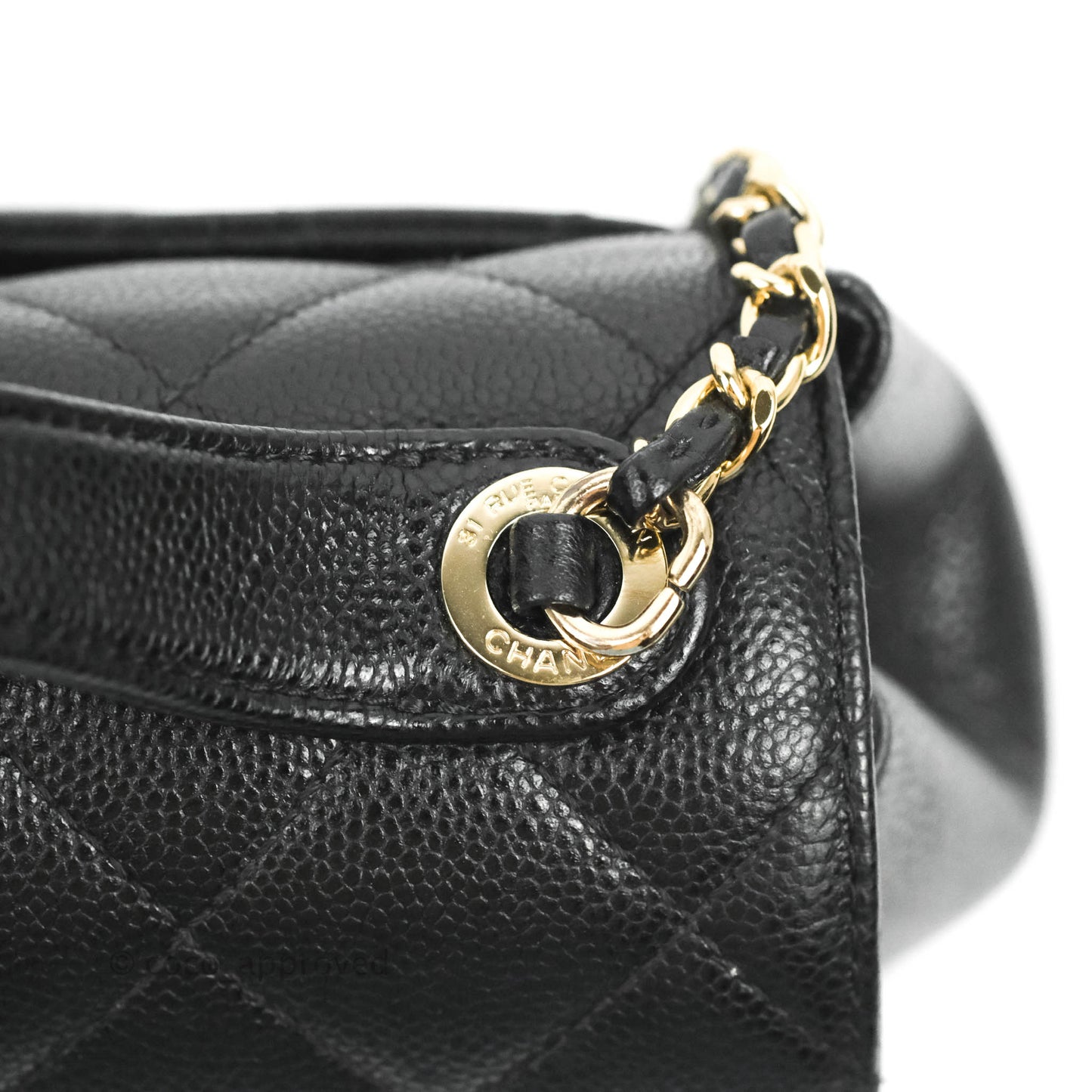Chanel Quilted Small Business Affinity Flap Black Caviar Gold Hardware