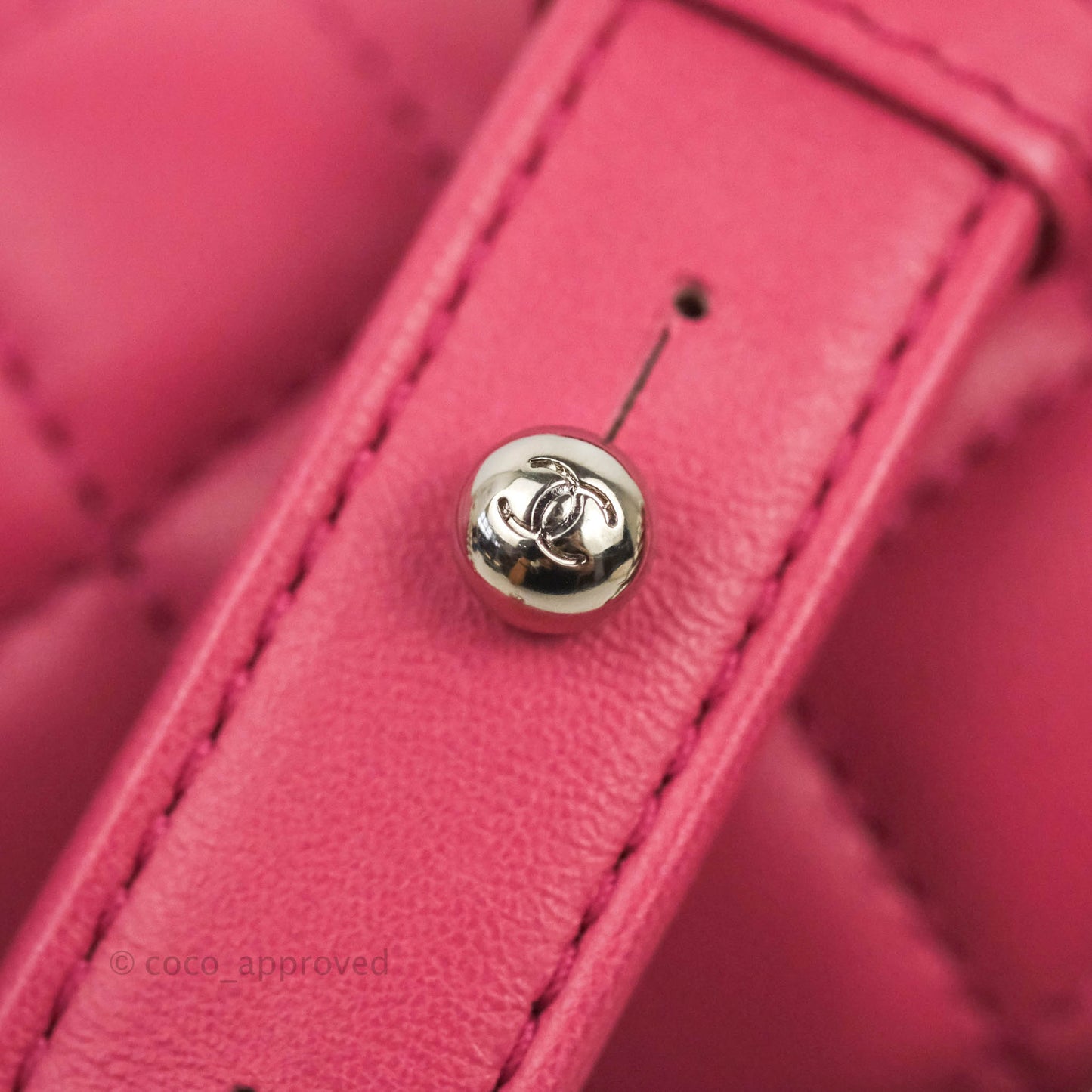 Chanel Quilted Medium Boy Dark Pink Calfskin Silver Hardware