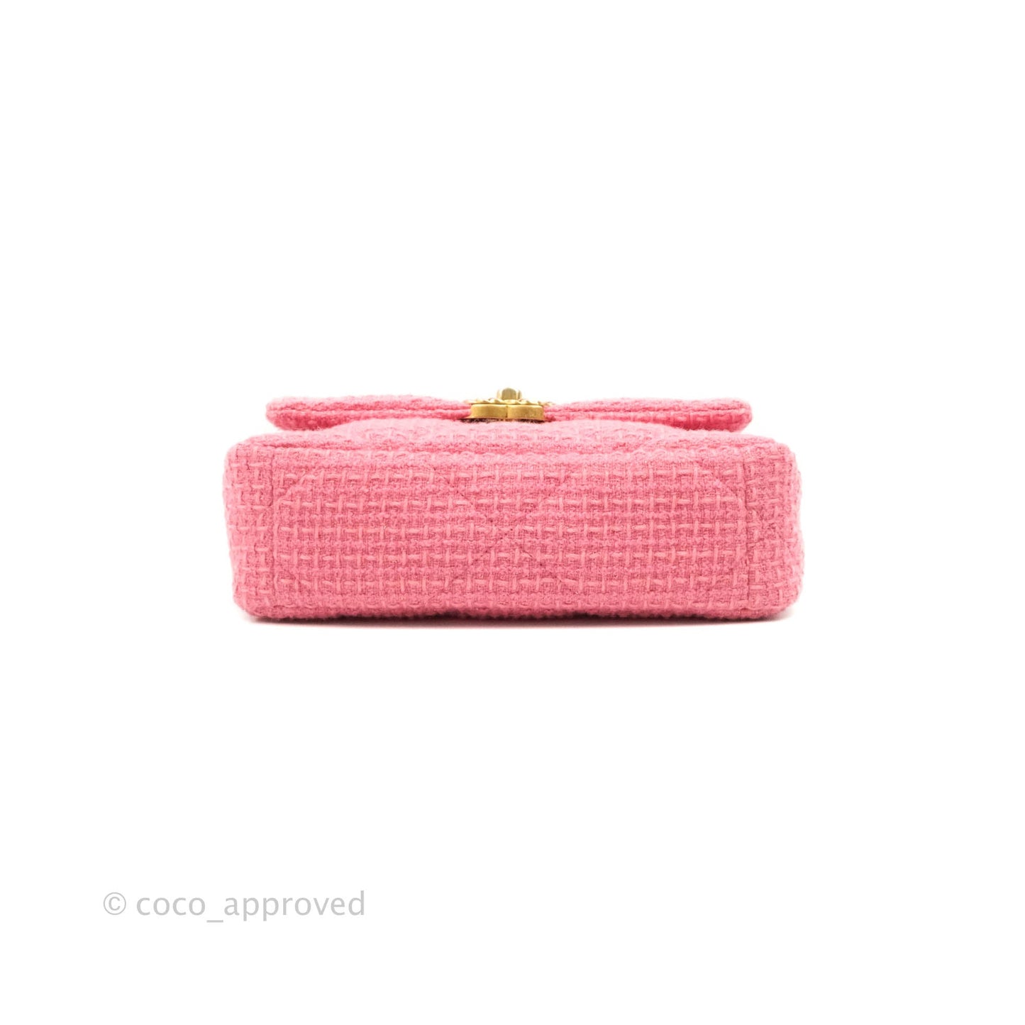 Chanel 19 Small Tweed Pink Mixed Hardware