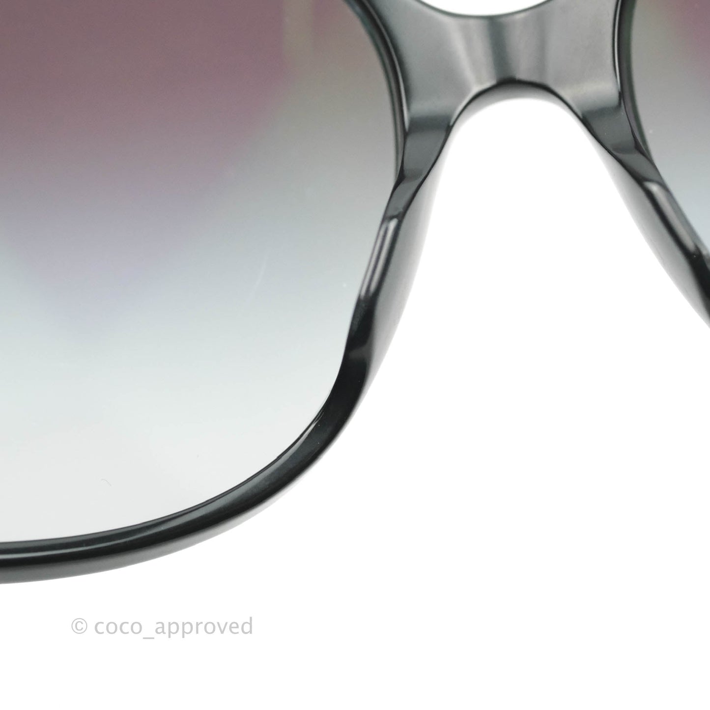 Chanel Square Chainlink Gradient Grey Lenses Sunglasses