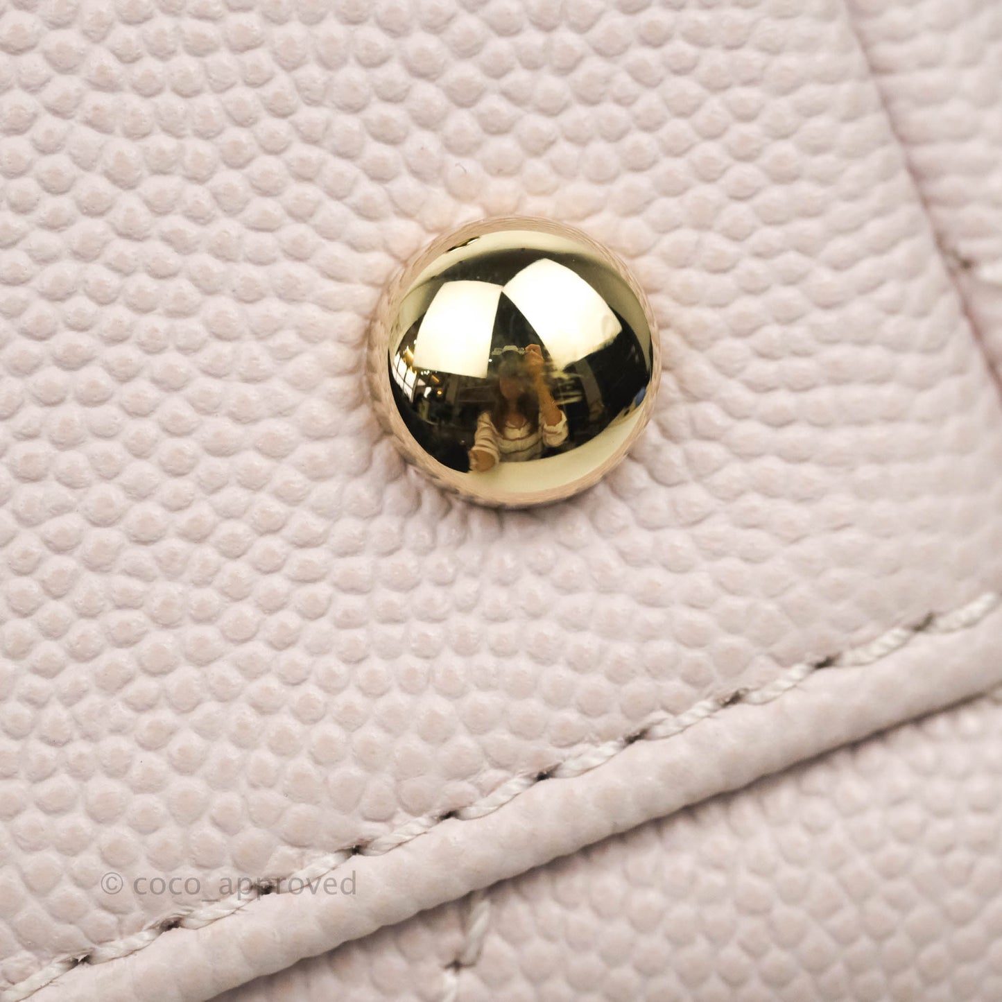 Chanel Small Coco Handle Light Lilac Pink Caviar Gold Hardware 20A