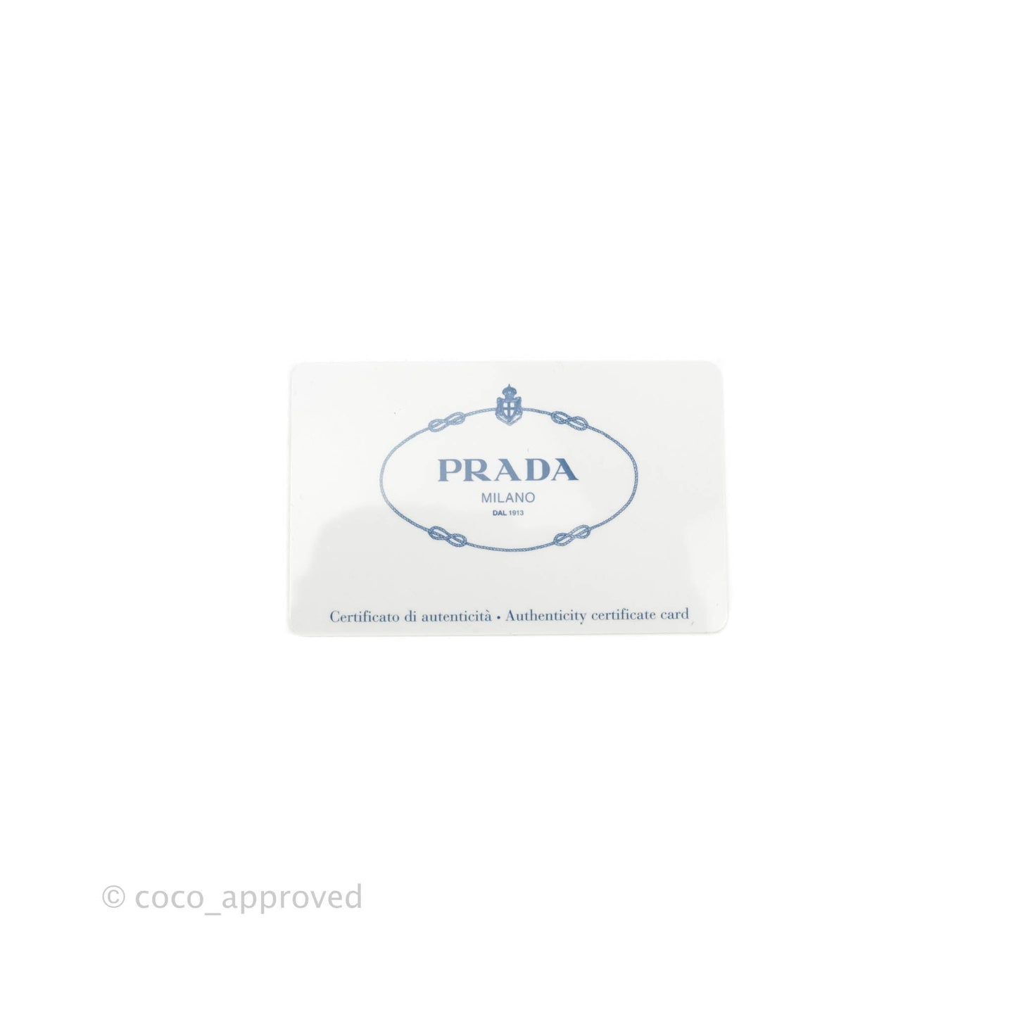 Prada Denim Logo Tote