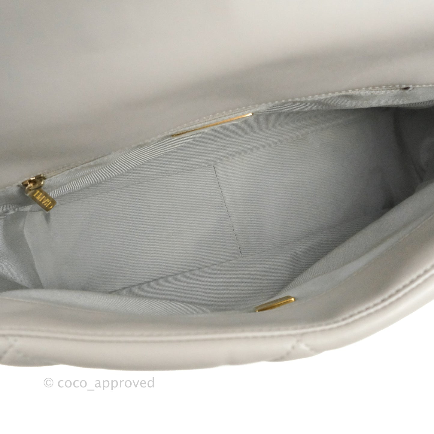 Chanel 19 Medium Grey Mixed Hardware