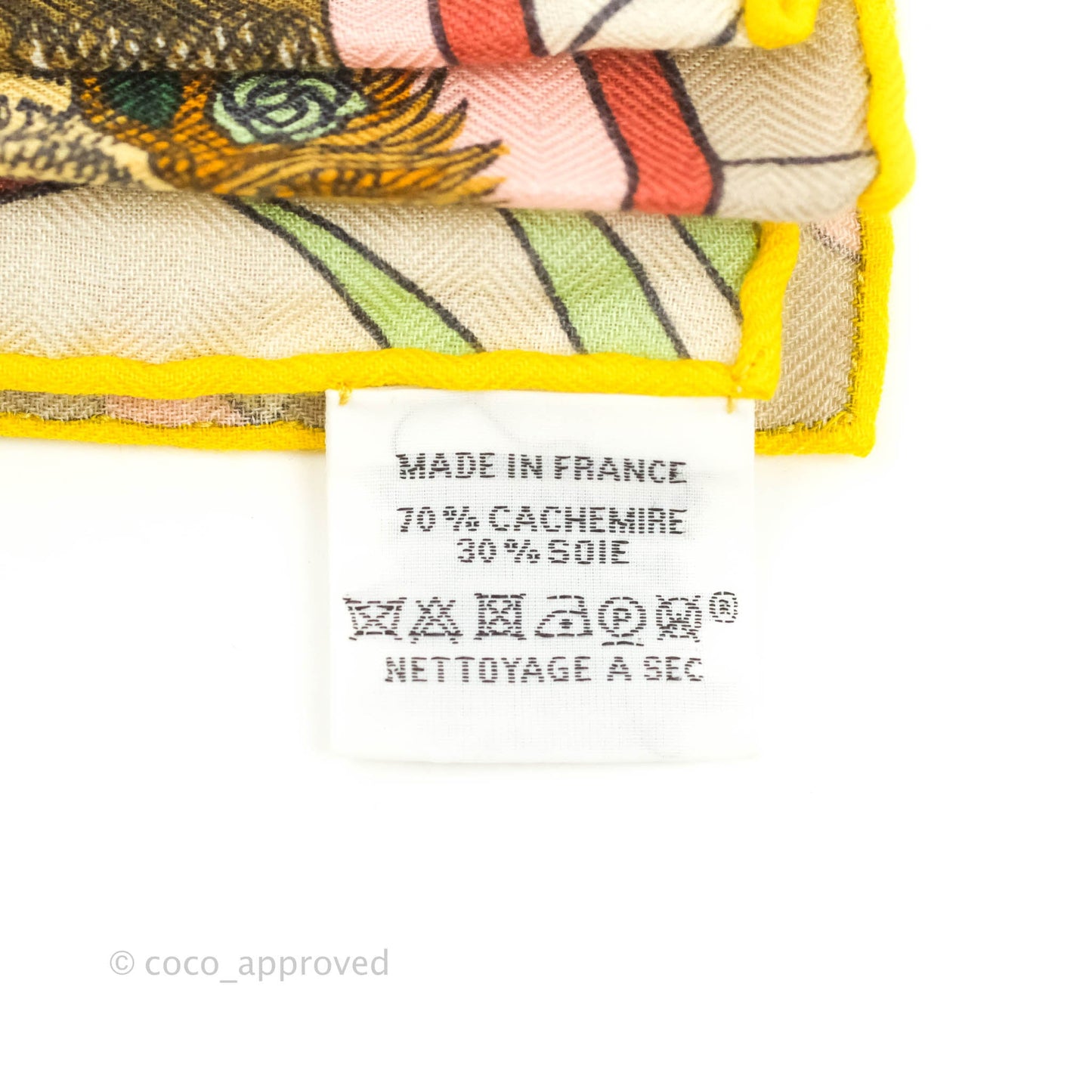 Hermès La Danse Des Amazones Shawl 140 Vert / Bleu / Jaune