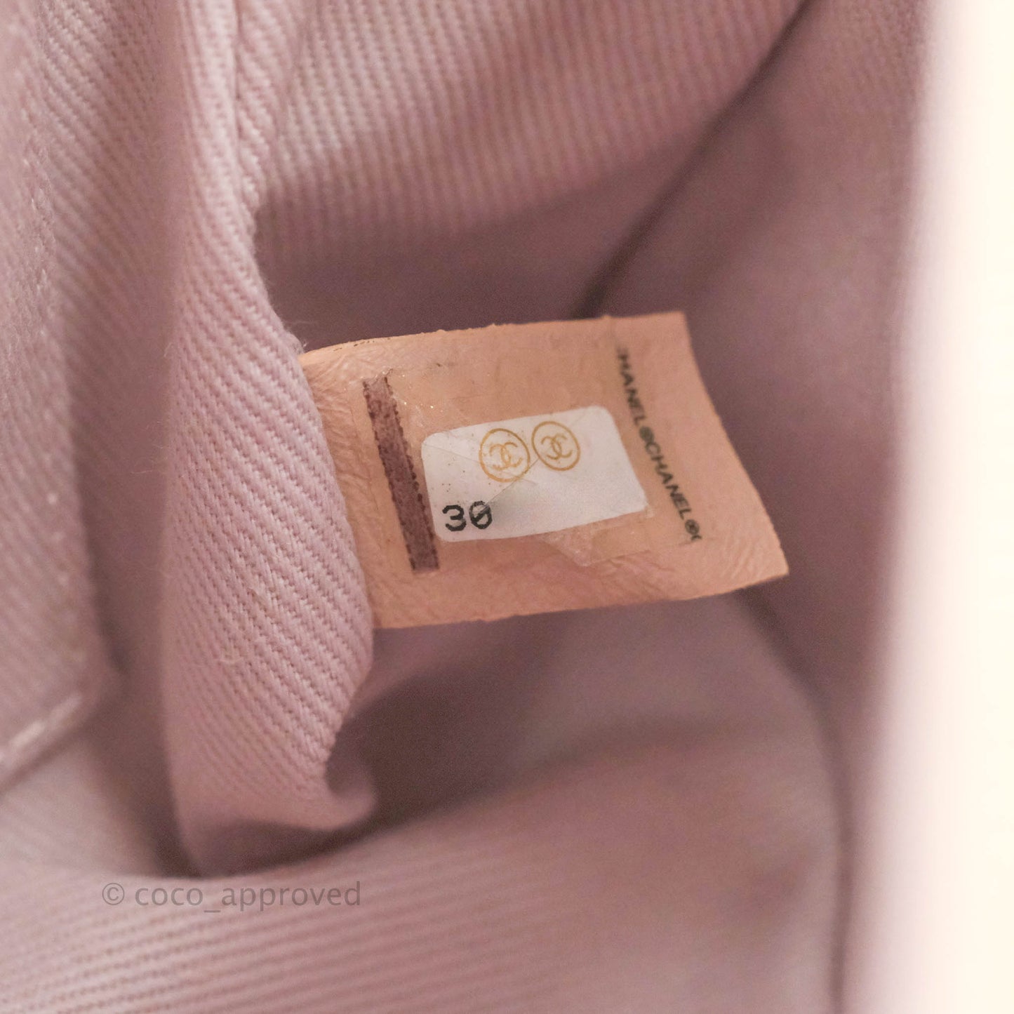Chanel Medium Coco Handle Quilted Light Lilac Pink Caviar Gold Hardware