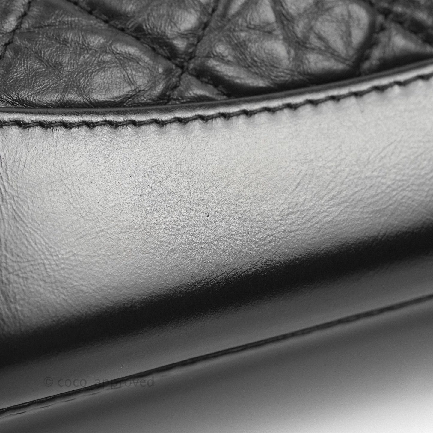Chanel Small Gabrielle Backpack Black Aged Calfskin