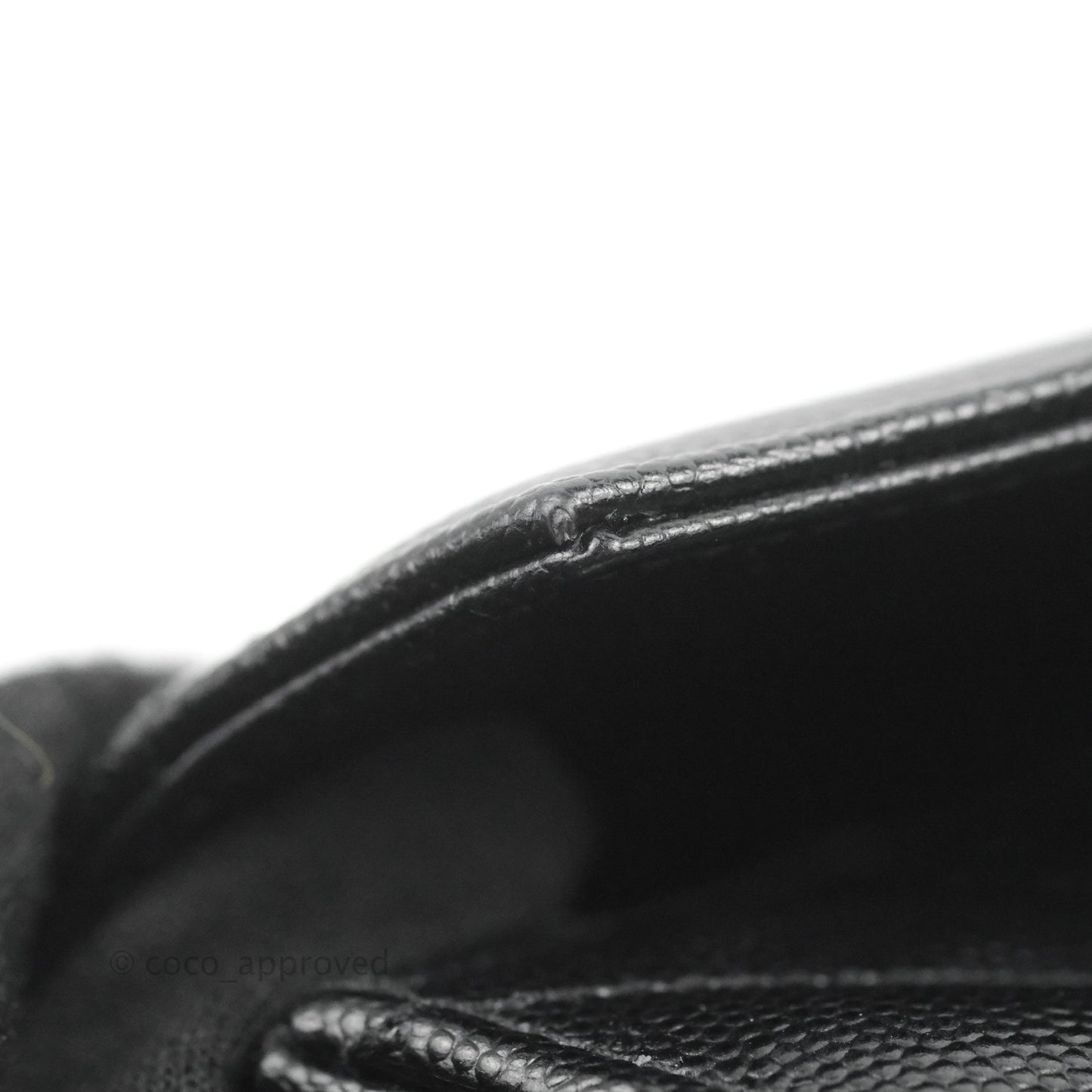 Saint Laurent Envelope Medium Black Caviar Gold Hardware