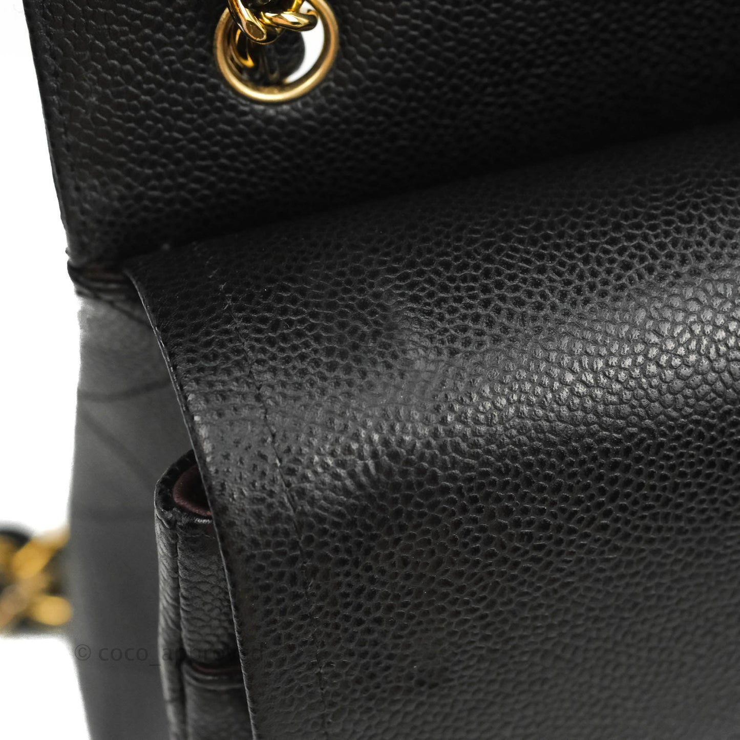 Chanel Jumbo Double Flap Black Caviar Gold Hardware⁣⁣