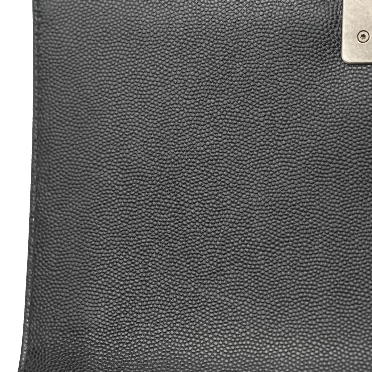 Chanel Quilted Medium Boy Black Caviar Ruthenium Hardware