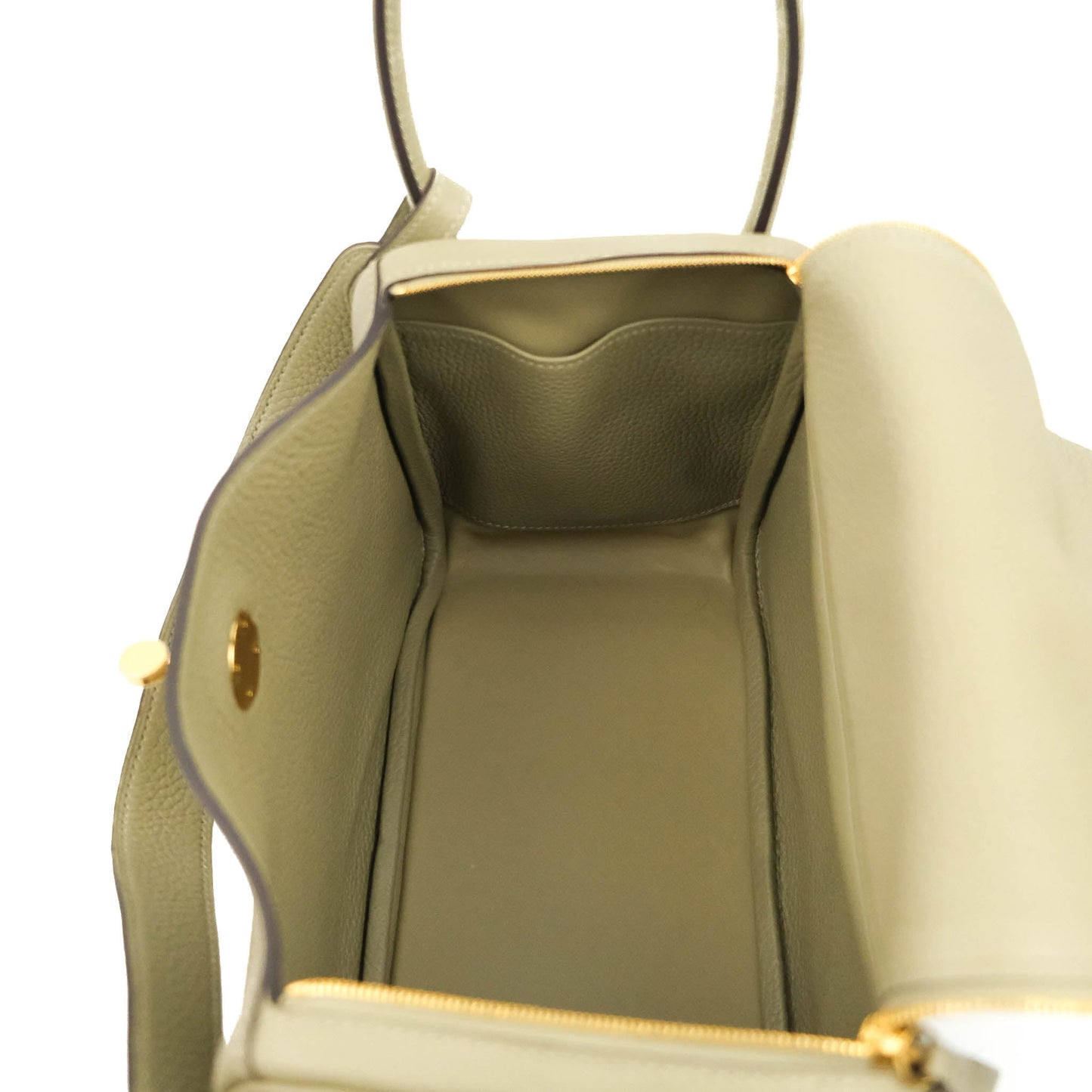 Hermès Lindy 26 Taurillon Clemence Sauge Gold Hardware