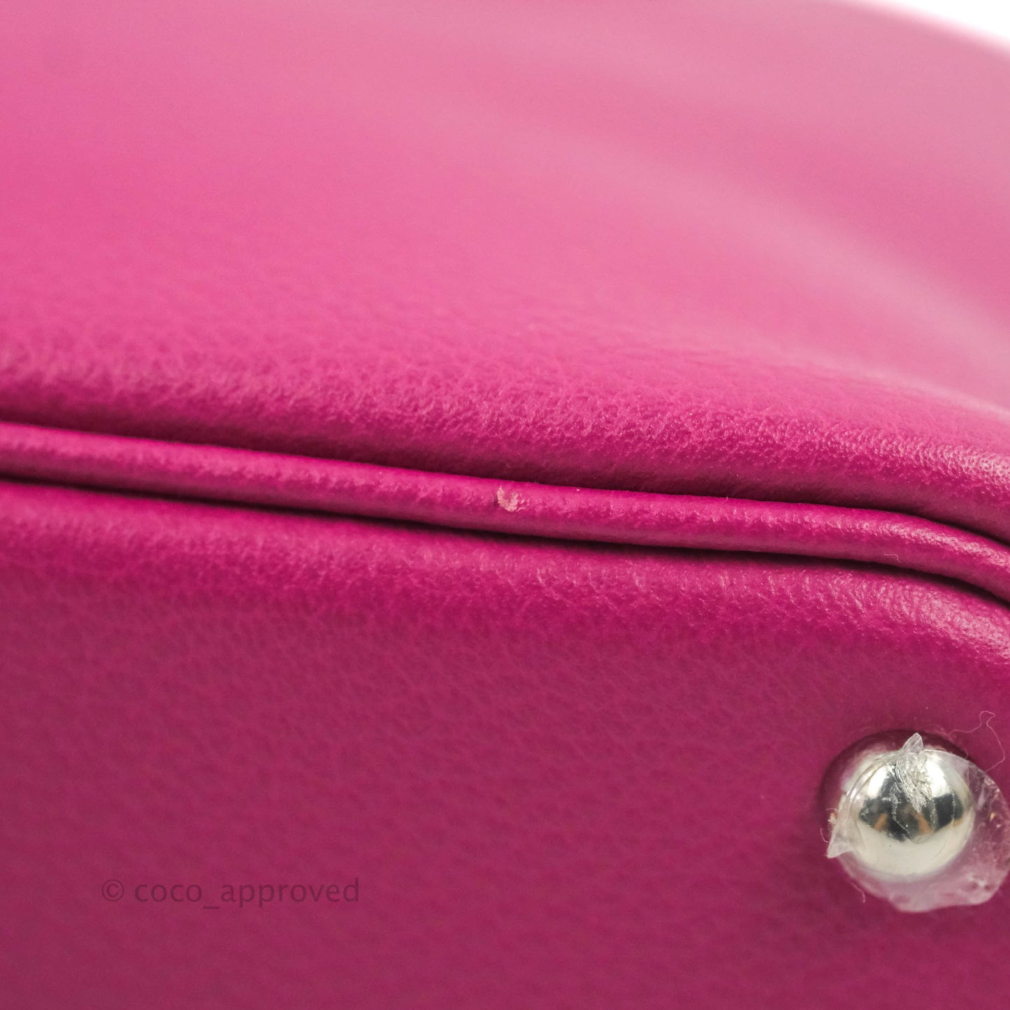 Hermes Mini Bolide 1923 Bag Rose Pourpre Evecolor Palladium Hardware