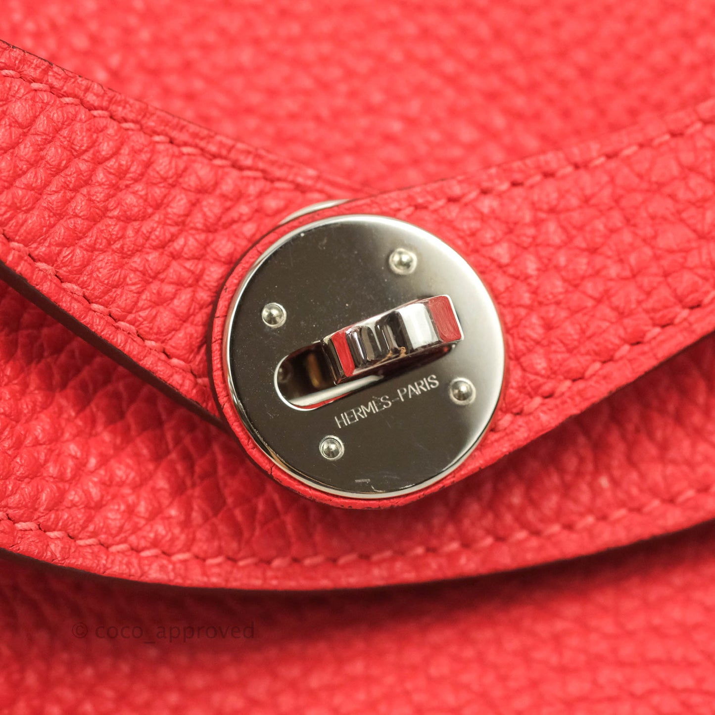 Hermès Lindy 26 Rose Jaipur Clemence Palladium Hardware