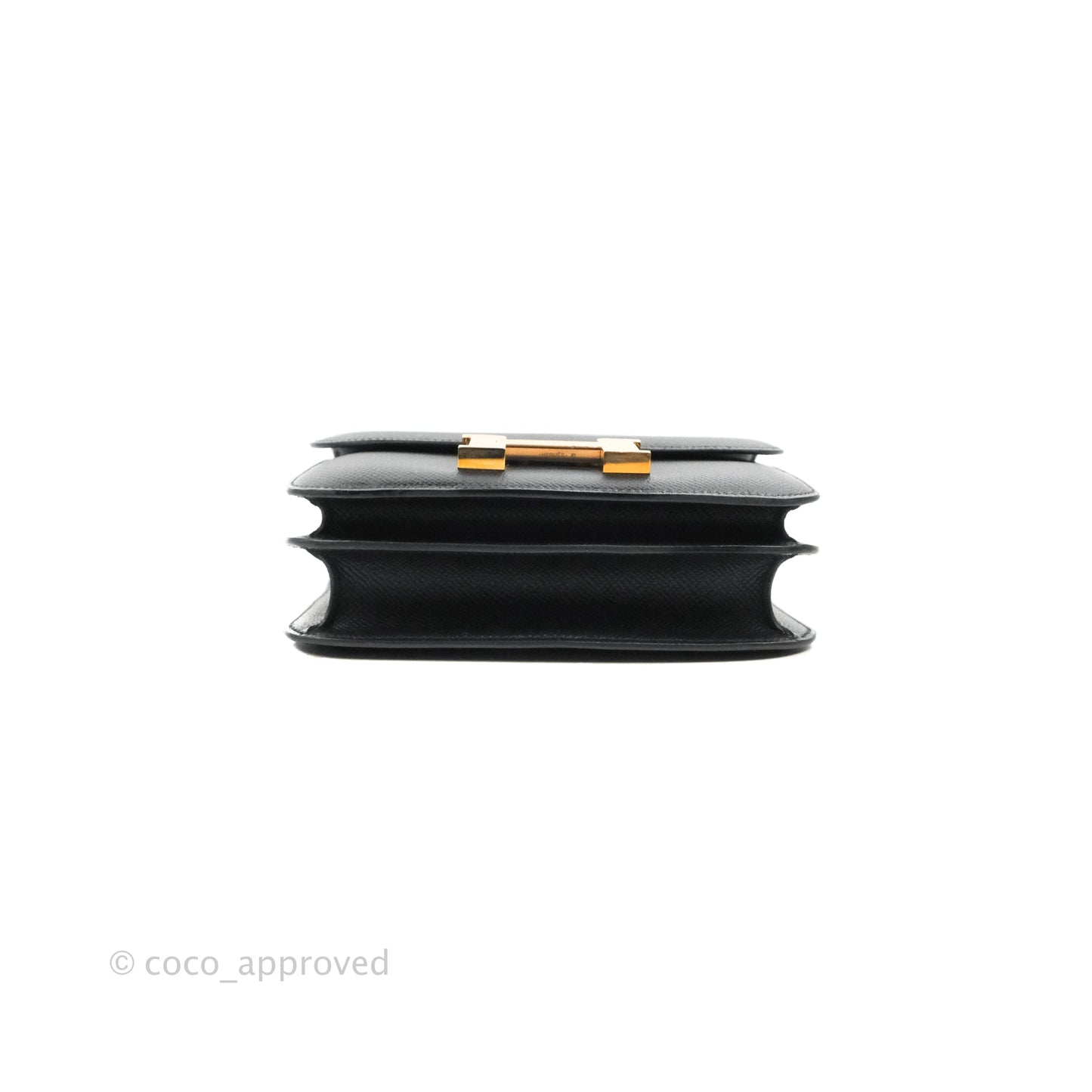 Hermès Constance Mini 18cm Black Epsom Rose Gold Hardware