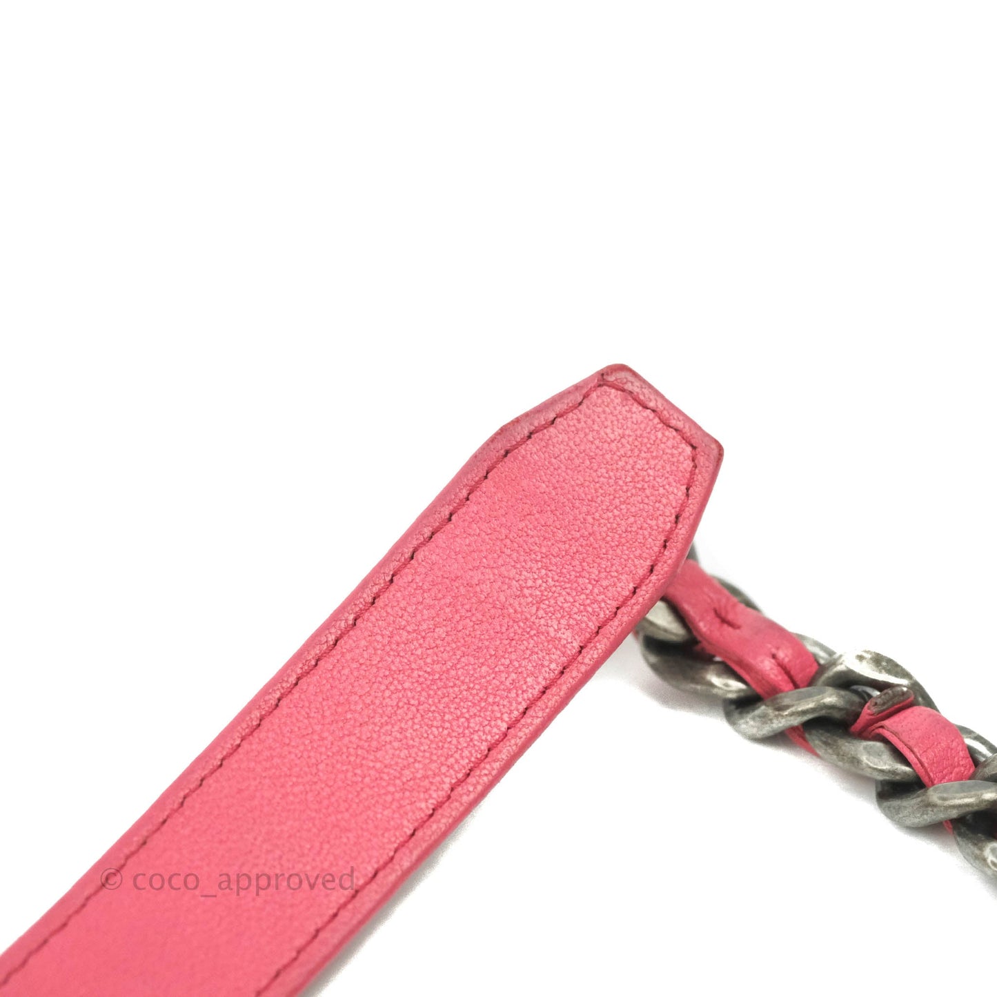 Chanel 19 Wallet on Chain WOC Pink Mixed Hardware