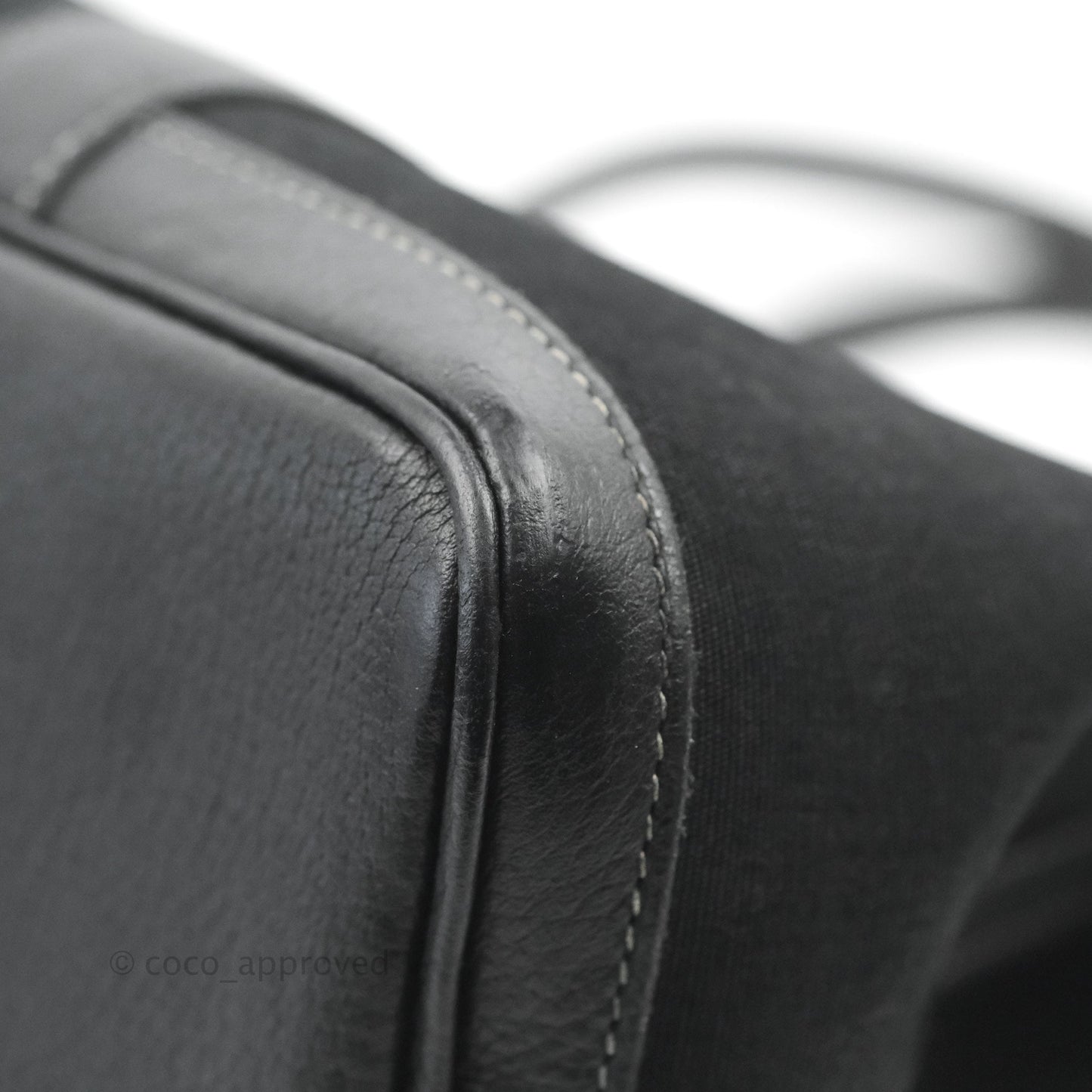 Hermès Garden Party 30 Canvas Black