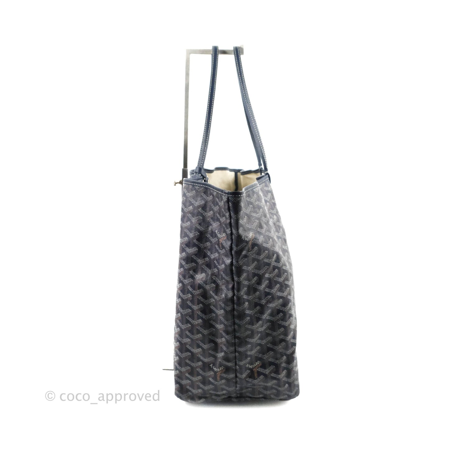 Goyard St. Louis Tote GM Navy