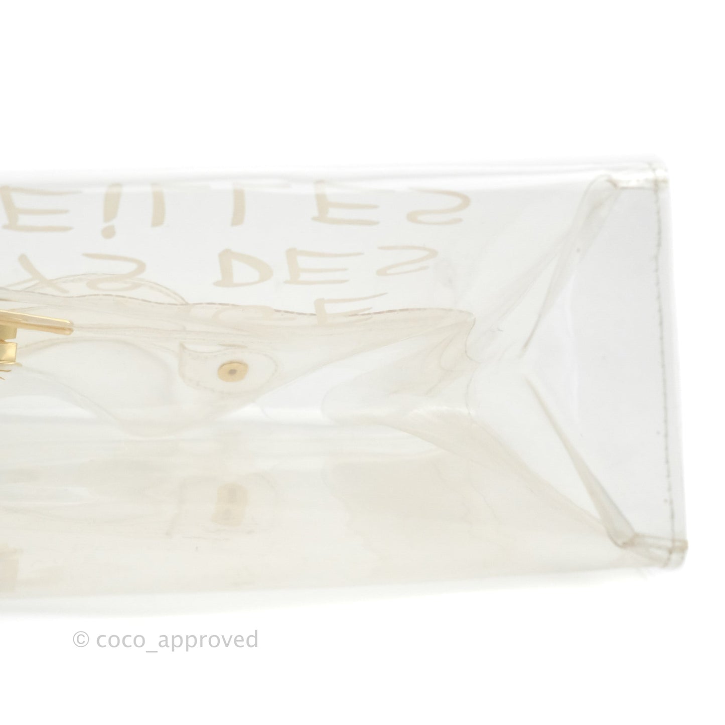 Hermès Vinyl Kelly Beach Bag Gold Hardware