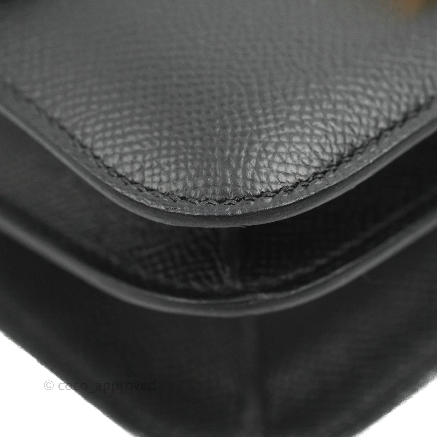 Hermès Constance Mini 18cm Black Epsom Rose Gold Hardware