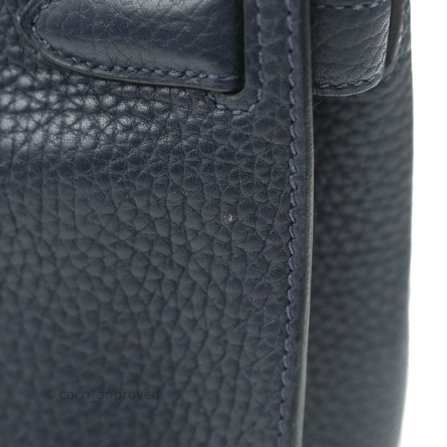 Hermes Jypsiere 28 Togo Midnight Blue Palladium Hardware