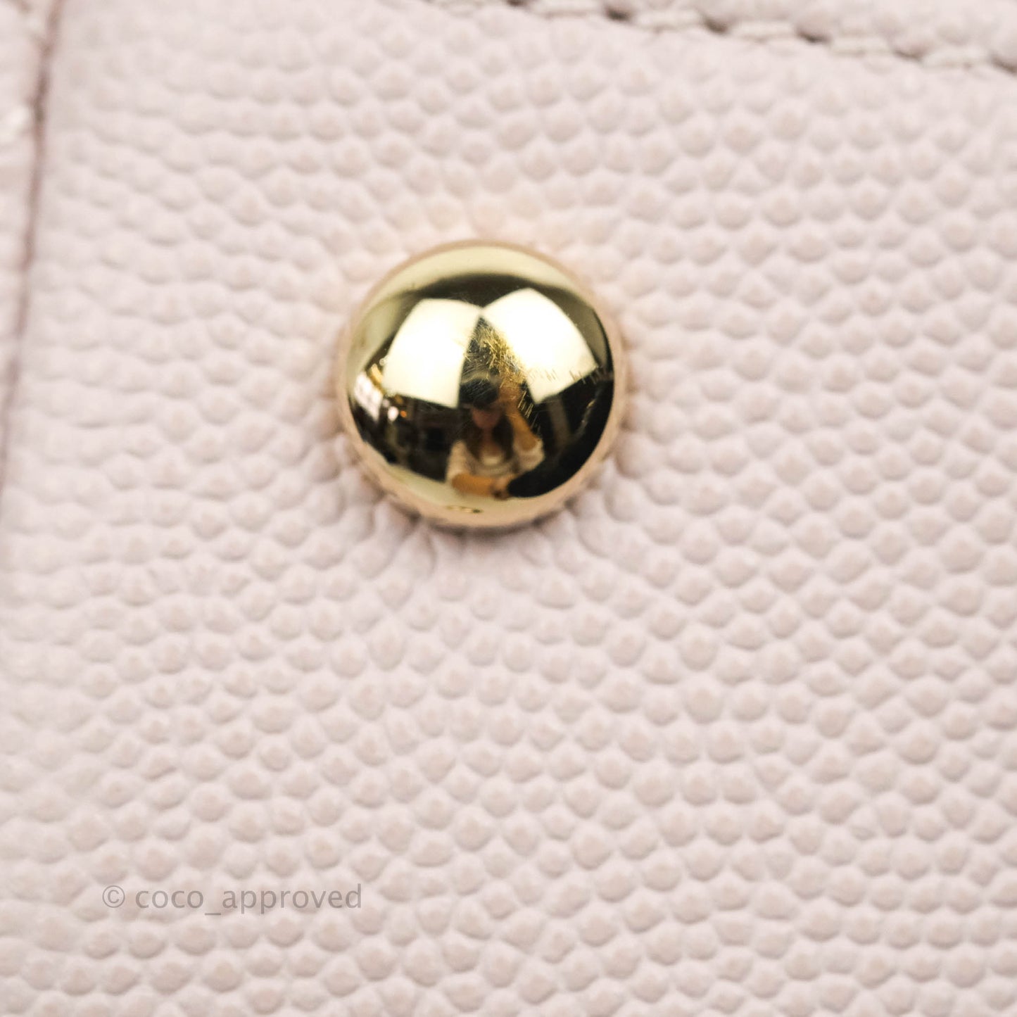 Chanel Small Coco Handle Light Lilac Pink Caviar Gold Hardware 20A