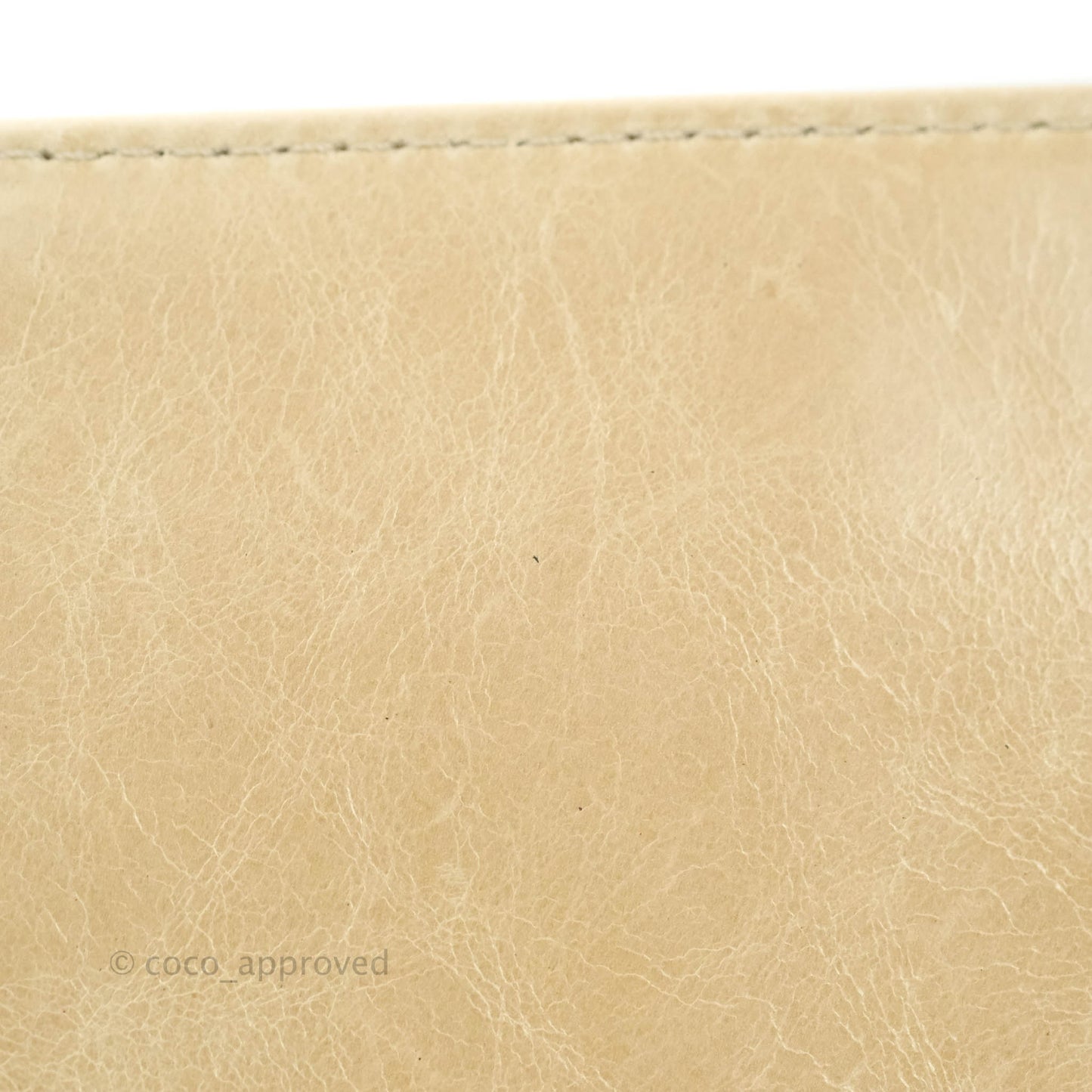 Chanel Quilted Large Boy Beige Aged Calfskin Aged Gold Hardware