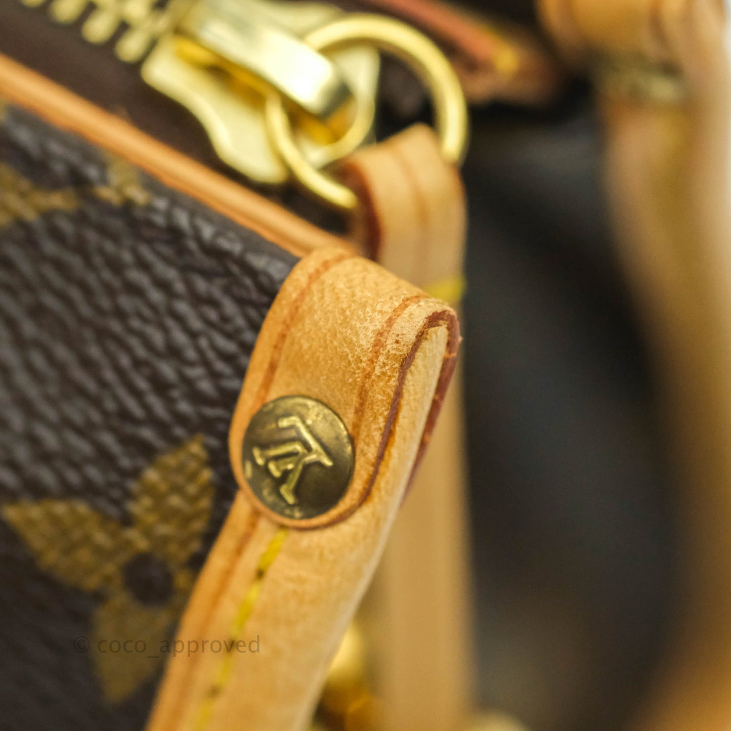 Louis Vuitton Sac Tricot Monogram Canvas Handbag