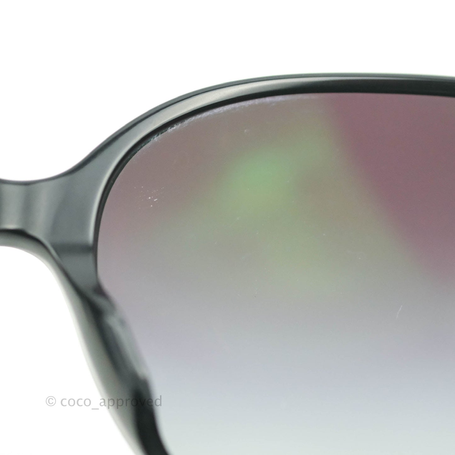 Chanel Square Chainlink Gradient Grey Lenses Sunglasses