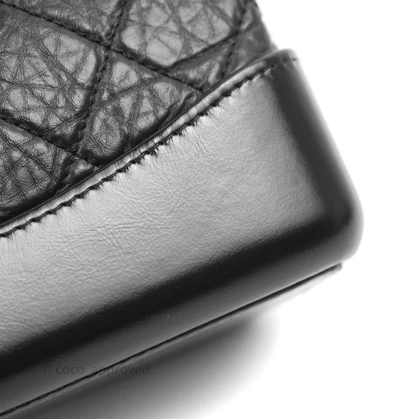 Chanel Small Gabrielle Backpack Black Aged Calfskin