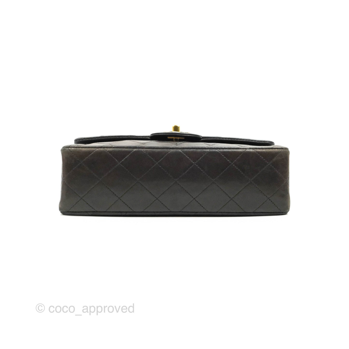Chanel Classic Vintage Small Flap Black Lambskin 24K Gold Hardware