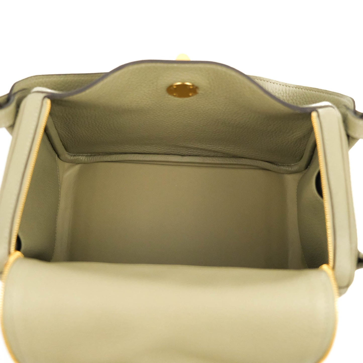 Hermès Lindy 26 Taurillon Clemence Sauge Gold Hardware