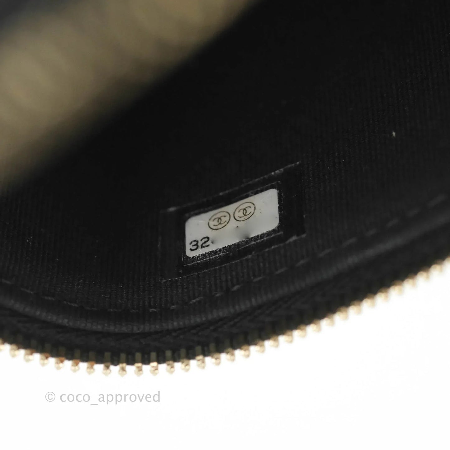 Chanel Classic Mini Vanity With CC Chain Black Caviar Gold Hardware