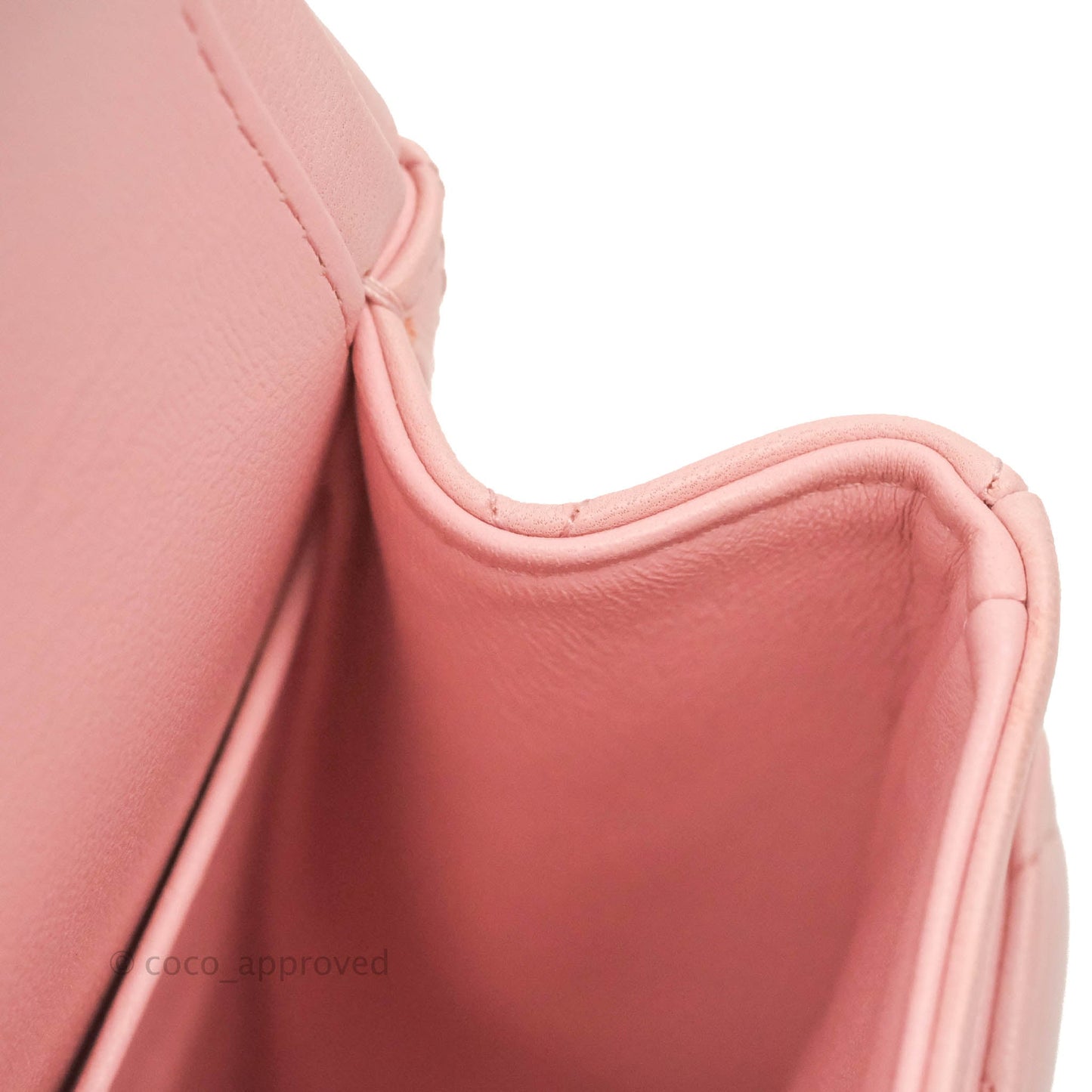 Chanel Classic M/L Medium Flap Quilted Pink Lambskin Gold Hardware