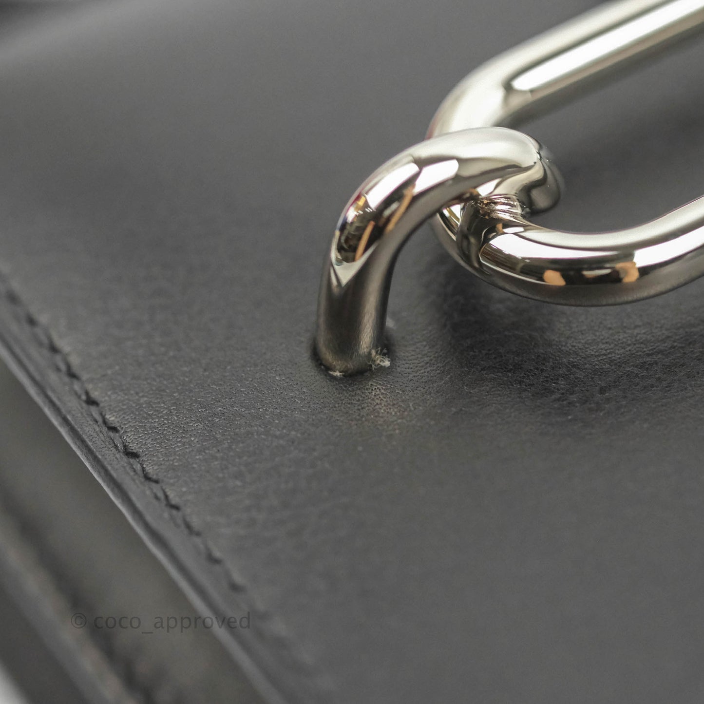 Hermès Roulis Mini 18 Black Swift Palladium Hardware