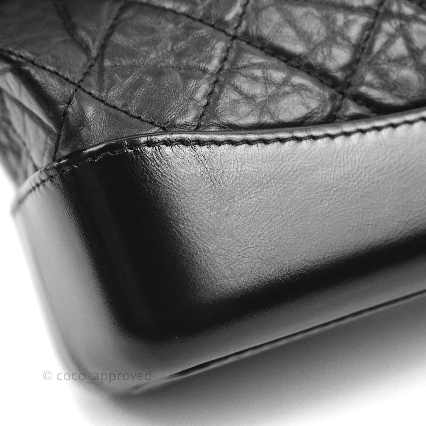 Chanel Small Gabrielle Backpack Black Aged Calfskin