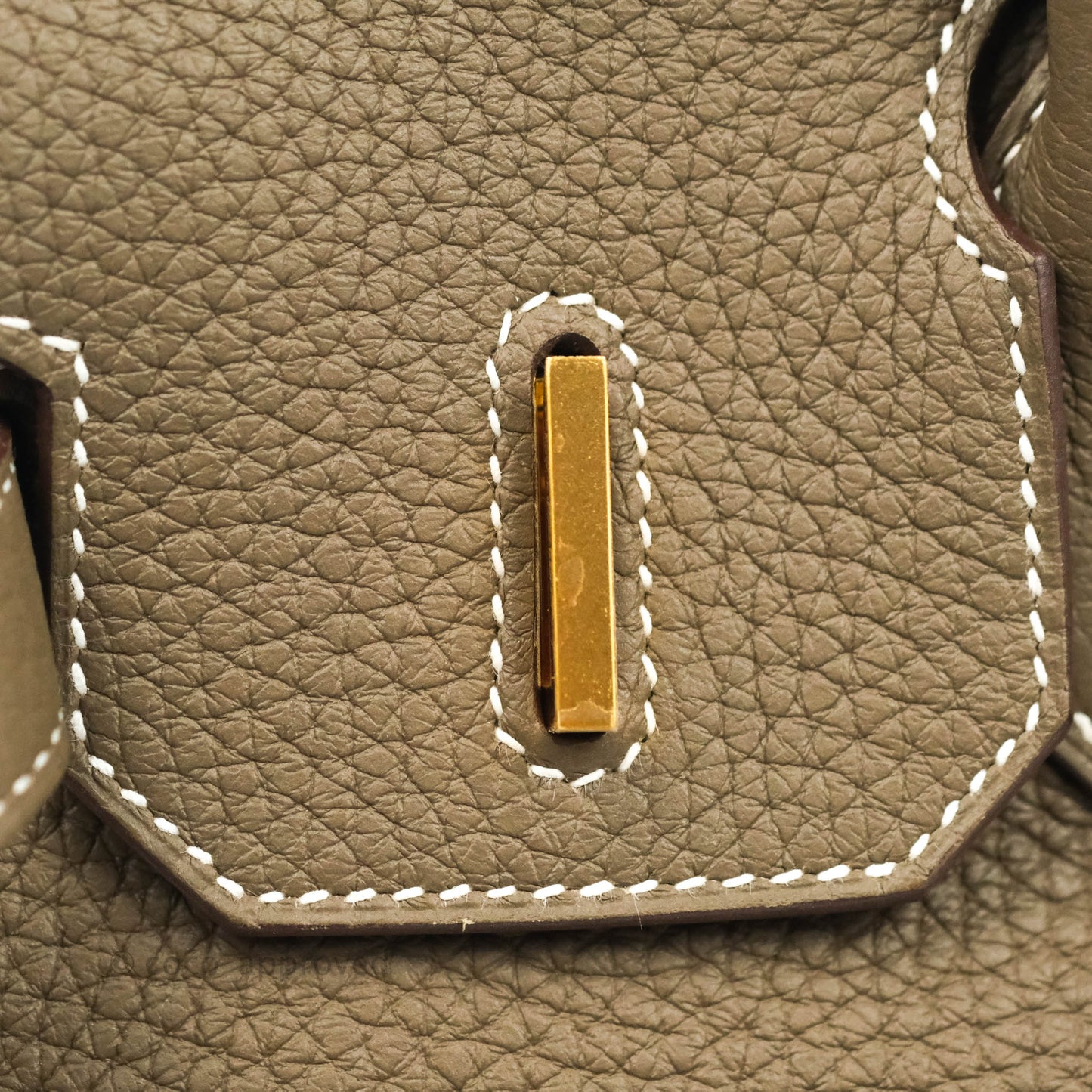 Hermès Birkin 30 Taurillon Clemence 18 Etoupe Gold Hardware