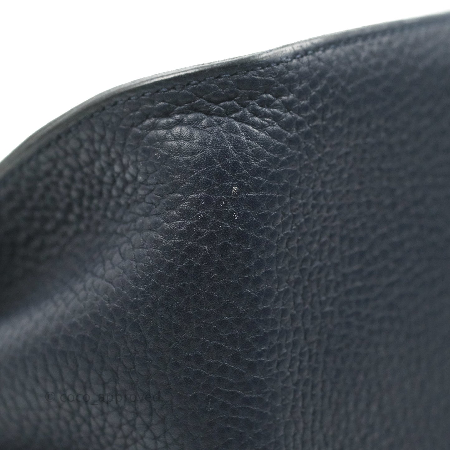 Hermes Jypsiere 28 Togo Midnight Blue Palladium Hardware