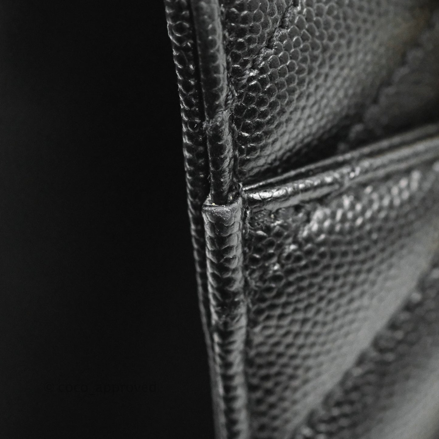 Saint Laurent Envelope Medium Black Caviar Gold Hardware